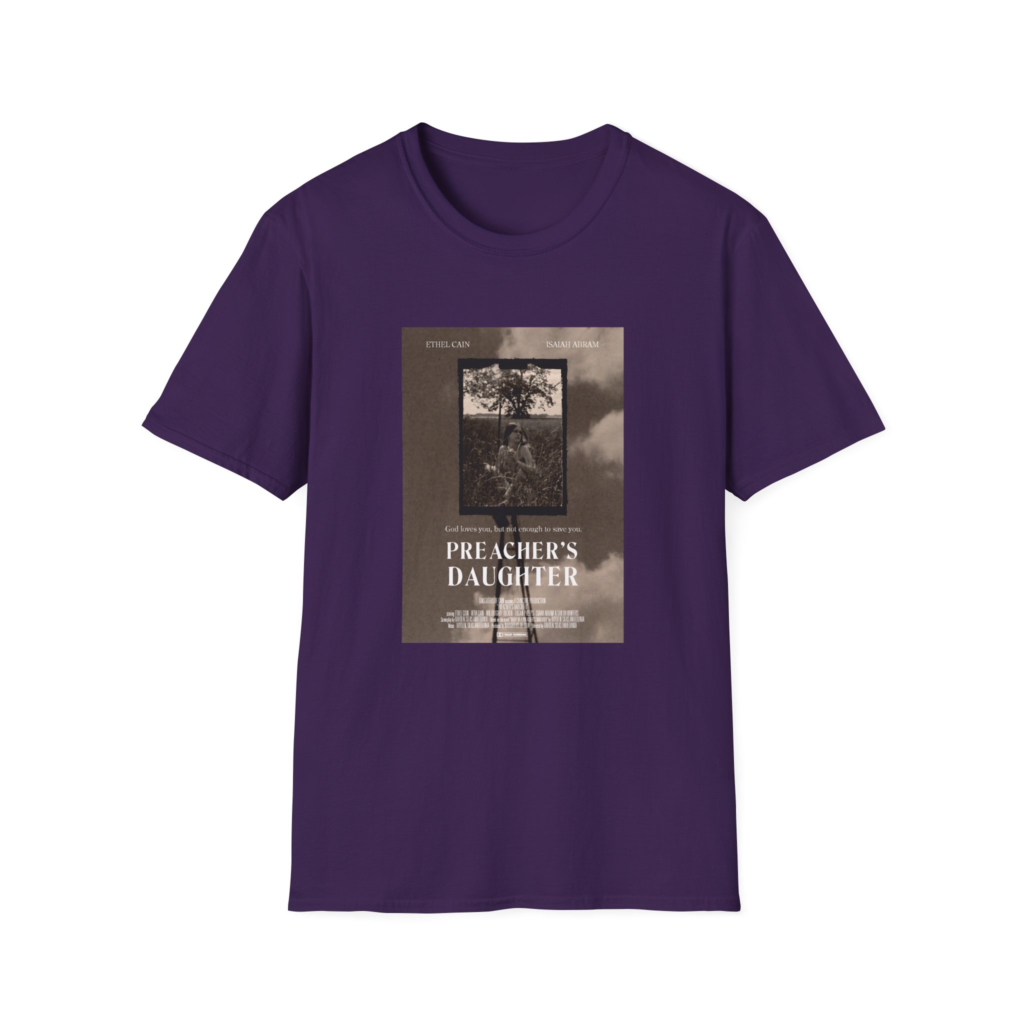 Ethel Cain Preacher's Daughter Movie Poster Unisex Softstyle T-Shirt - Image 15