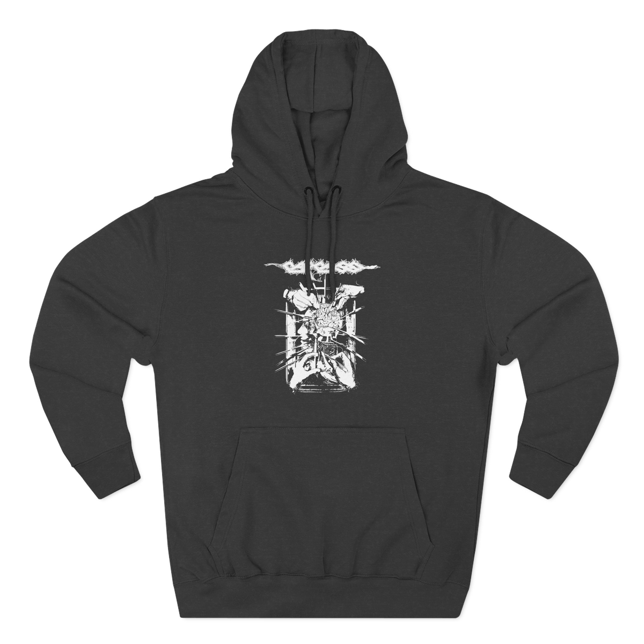 Carcass Rotten to the Gore Three-Panel Fleece Hoodie - Image 3