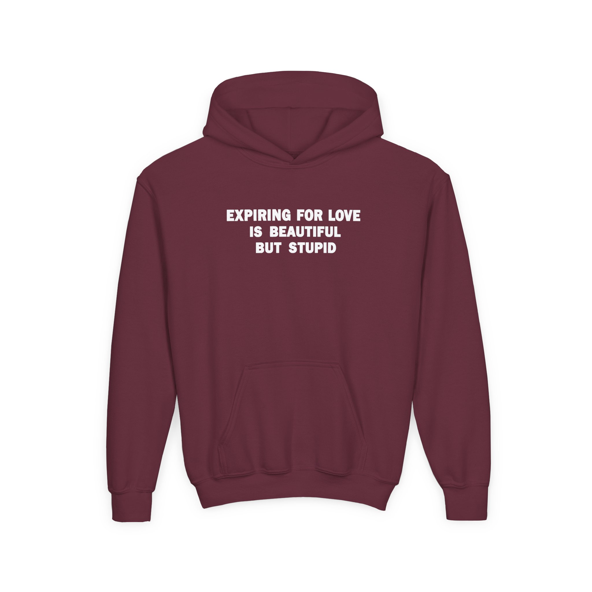Jenny Holzer Youth Heavy Blend Hooded Sweatshirt - Image 3
