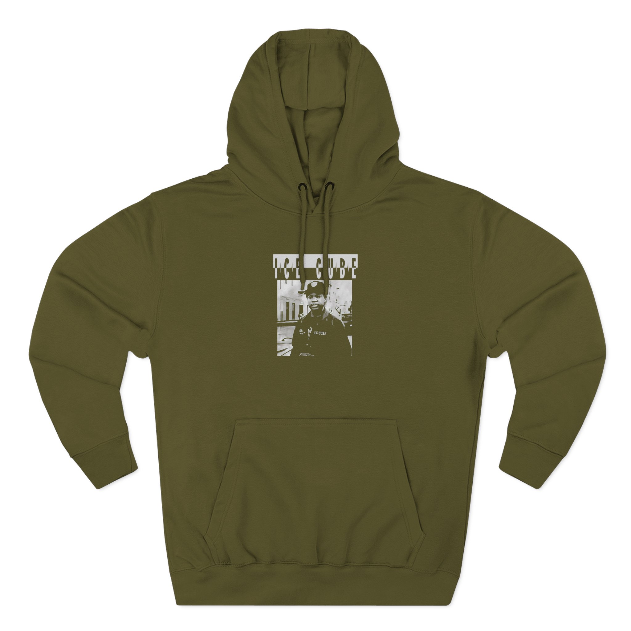 Ice Cube Photo Three-Panel Fleece Hoodie - Image 5