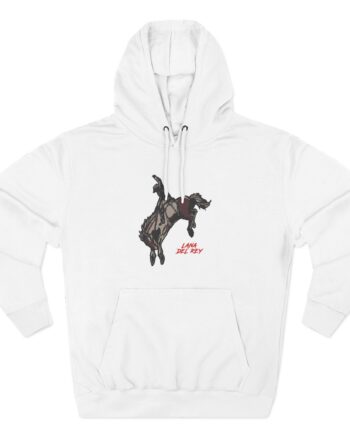 Lanadelrey Indio Knit Three-Panel Fleece Hoodie