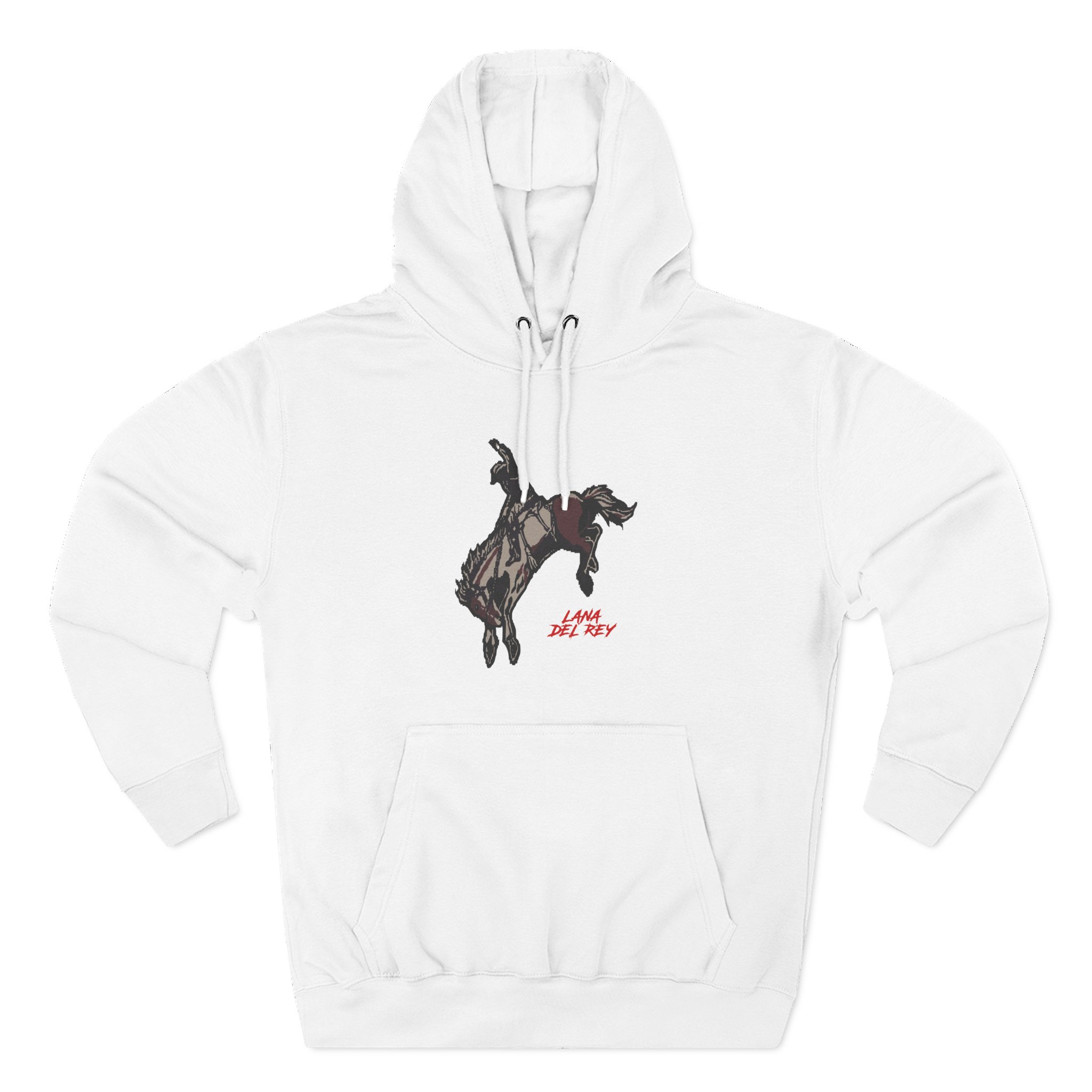 Lanadelrey Indio Knit Three-Panel Fleece Hoodie