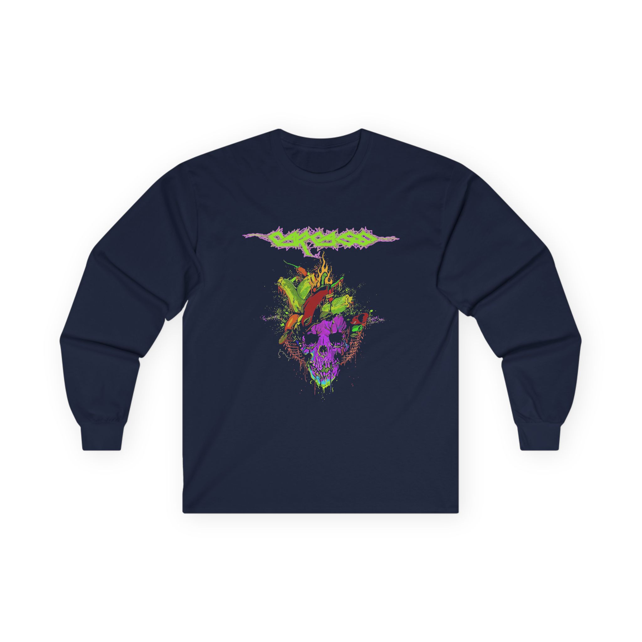 Carcass Unisex Ultra Cotton Long Sleeve Tee - Image 5