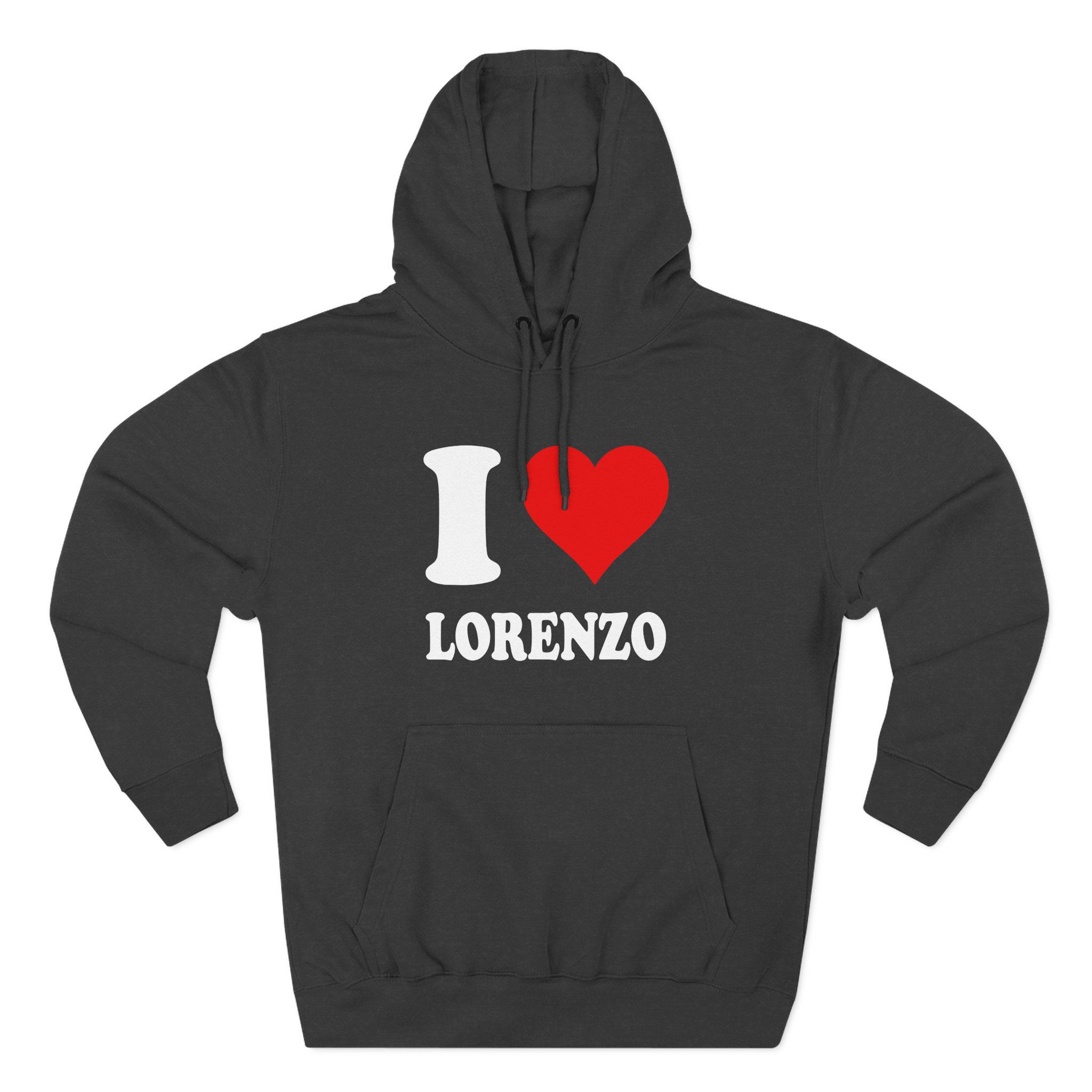 Chris Lorenzo I Love Three-Panel Fleece Hoodie - Image 3