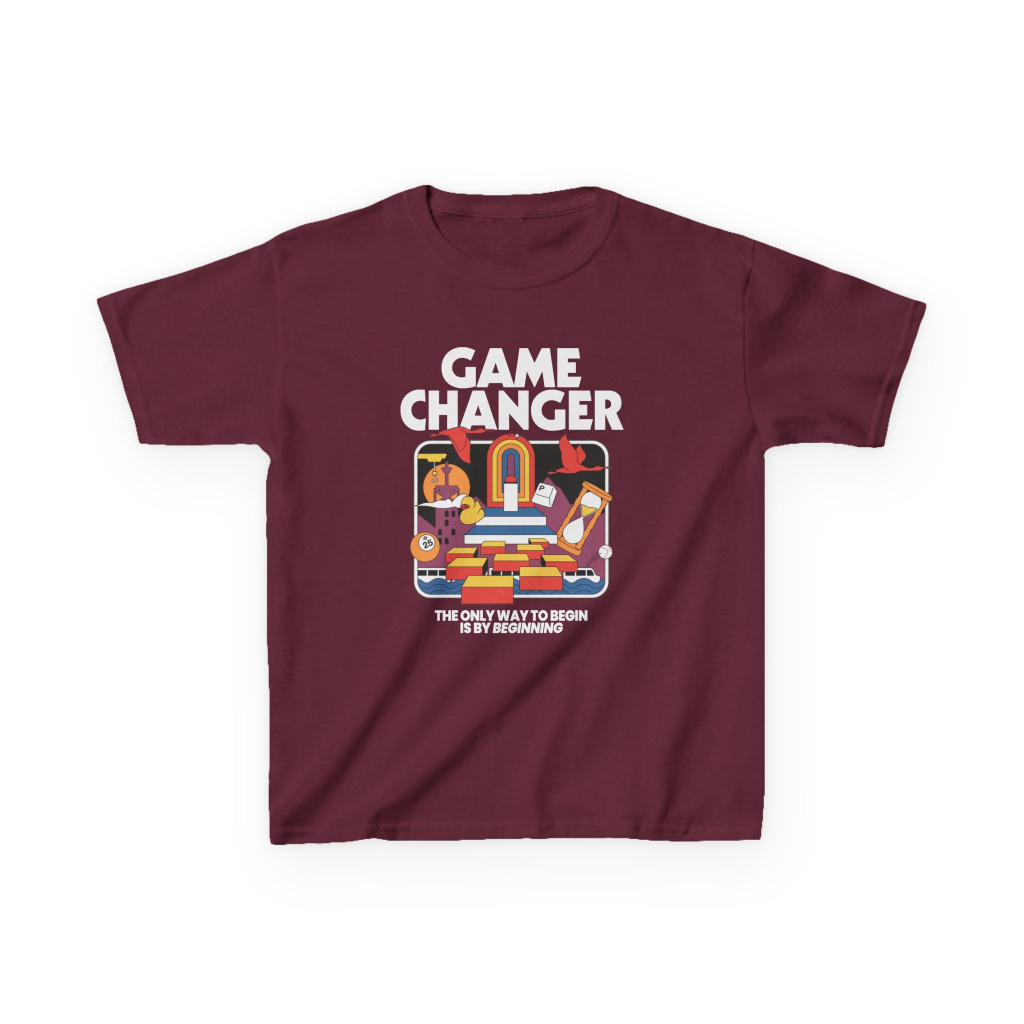 Dropout Game Changer Ringer Kids Heavy Cotton™ Tee - Image 3