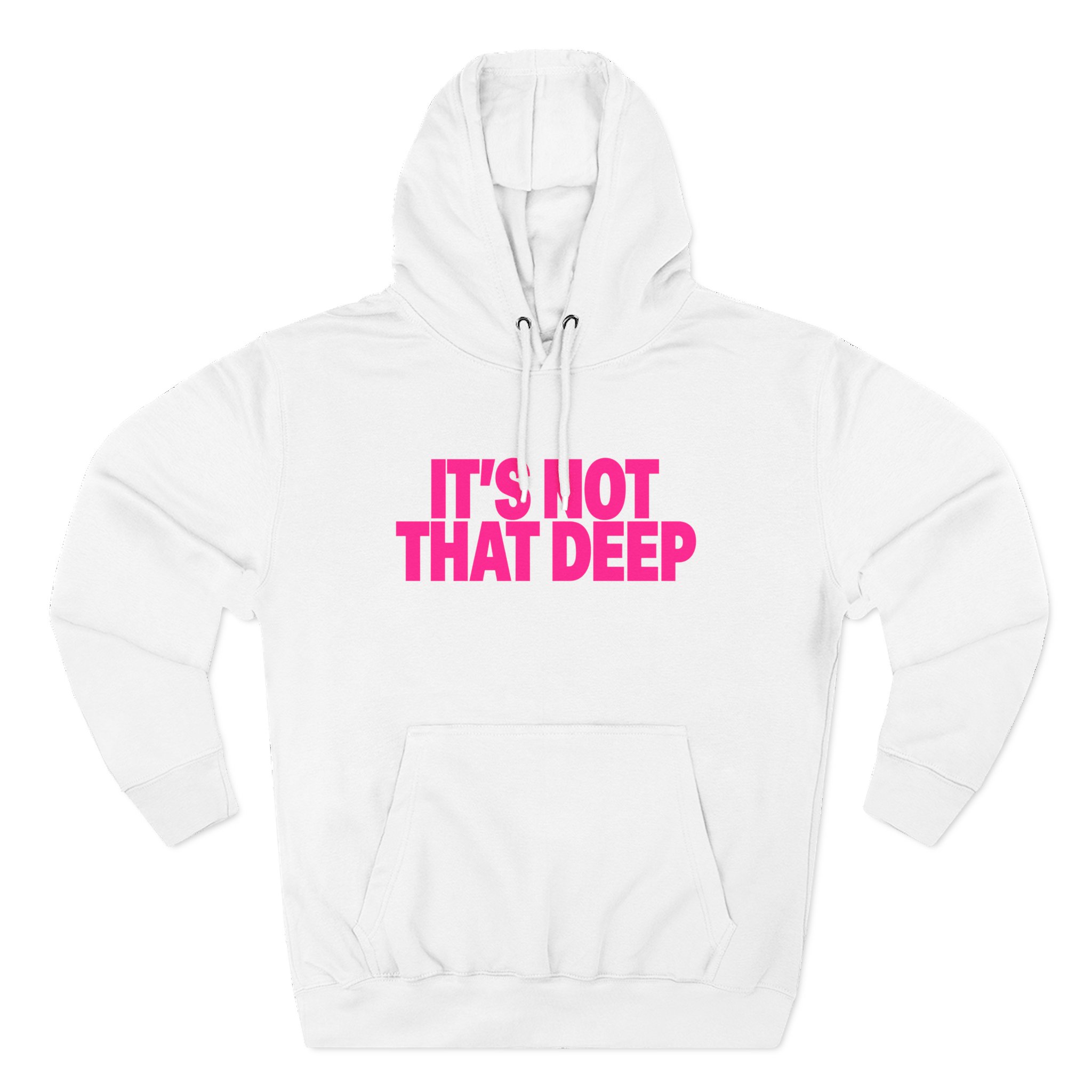 D L Three-panel Fleece Hoodie