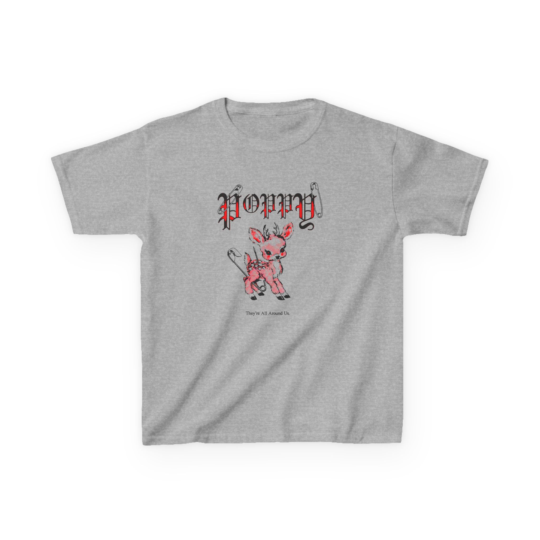Kids Poppy Deer Heavy Cotton™ Tee - Image 7