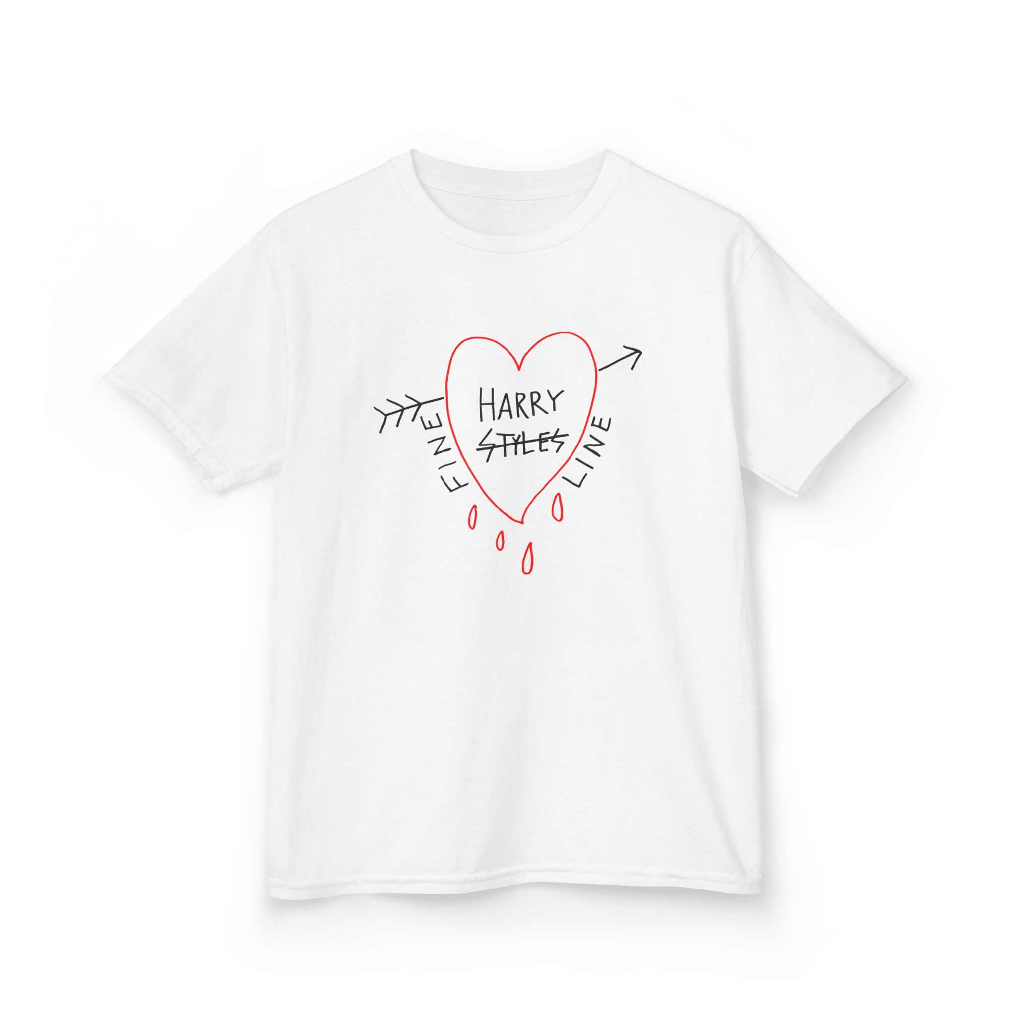 Love on Tour Camiseta Fine Line Kids Heavy Cotton™ Tee