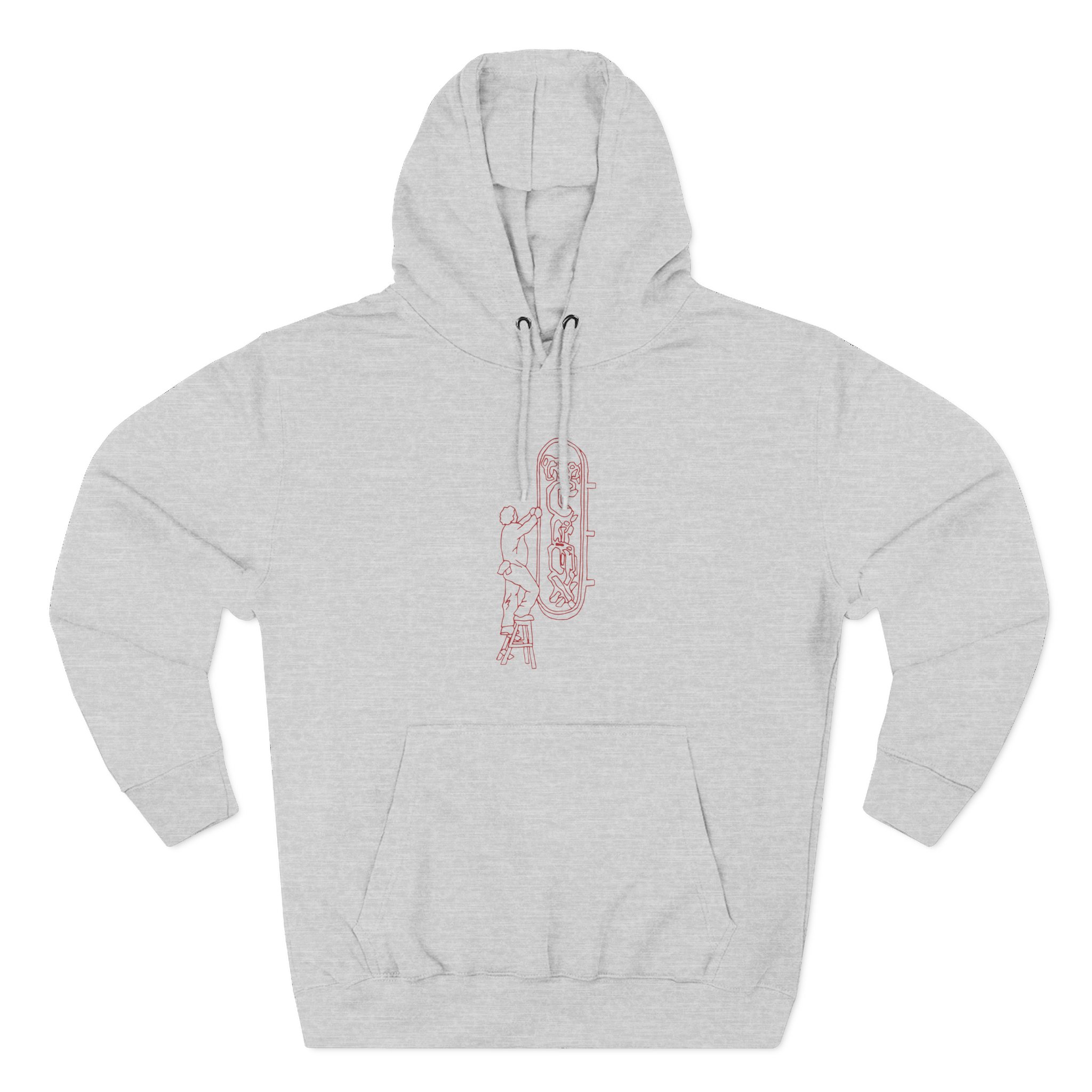 Djo The Crux Sign Ringer Three-panel Fleece Hoodie - Image 3