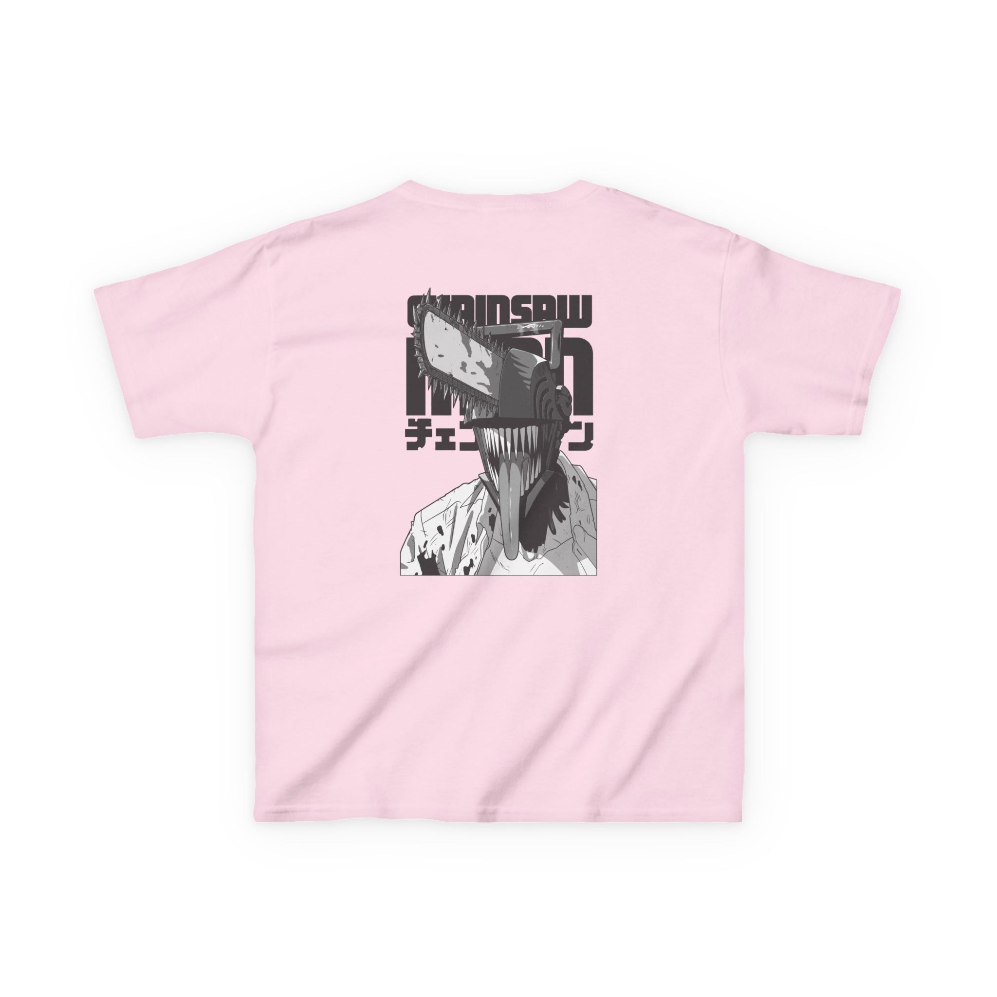 Chainsaw Man Bordeaux Smile Kids Heavy Cotton™ Tee - Image 16