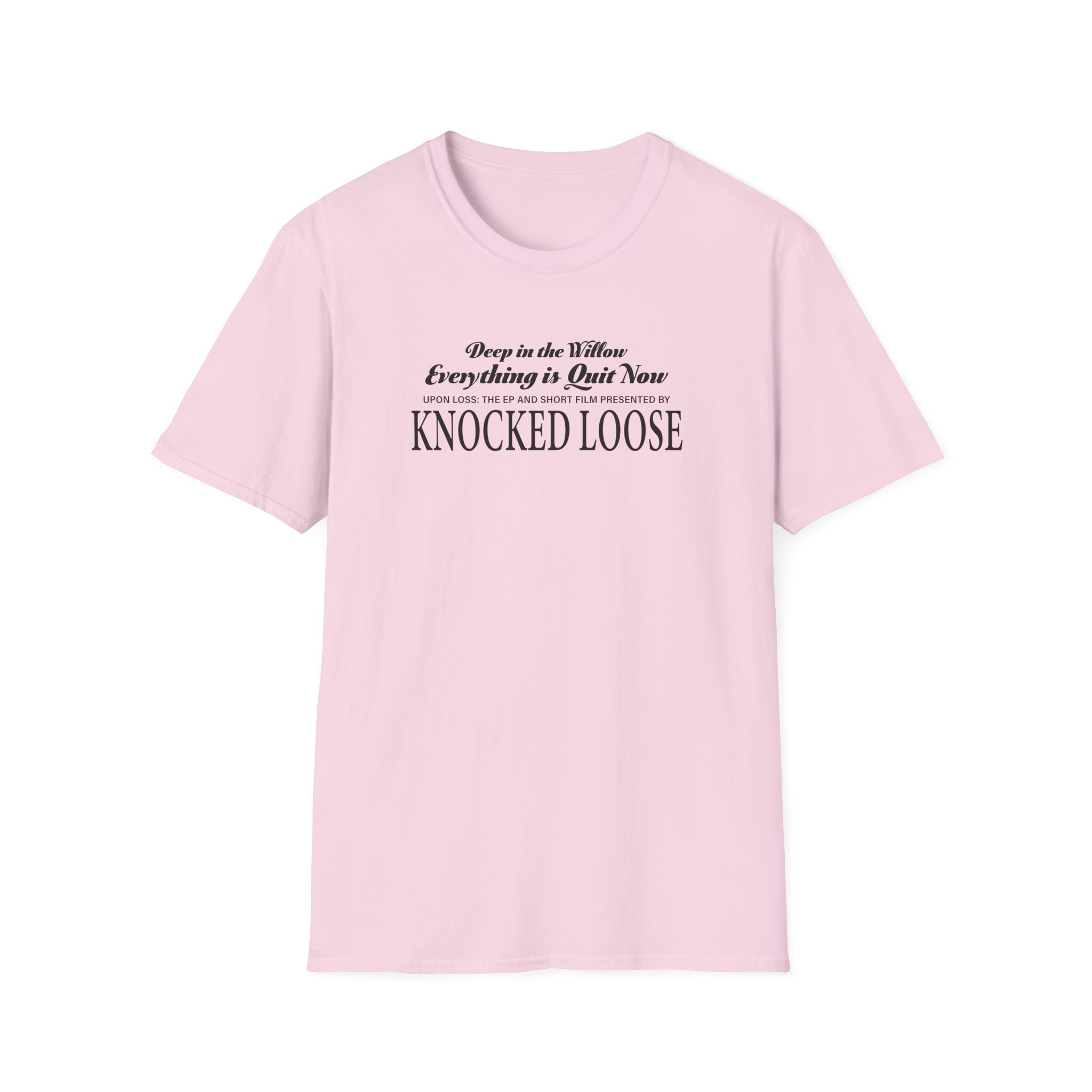 Knocked Loose Quiet Now Unisex Softstyle T-shirt - Image 13