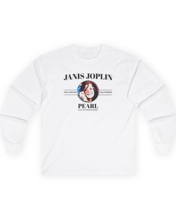 Janis Joplin Pearl Unisex Ultra Cotton Long Sleeve Tee
