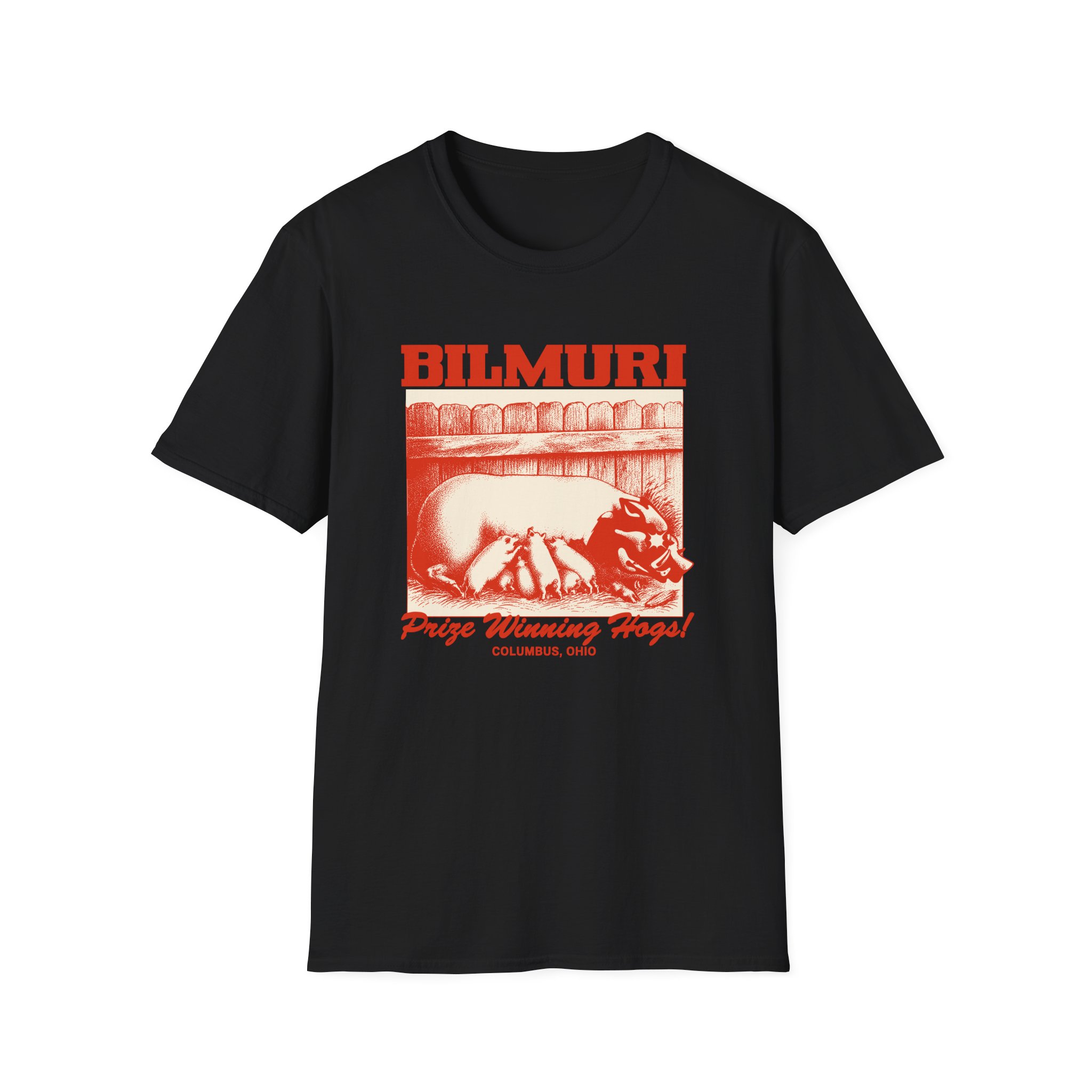Bilmuri Prize Winning Hogs Unisex Softstyle T-Shirt