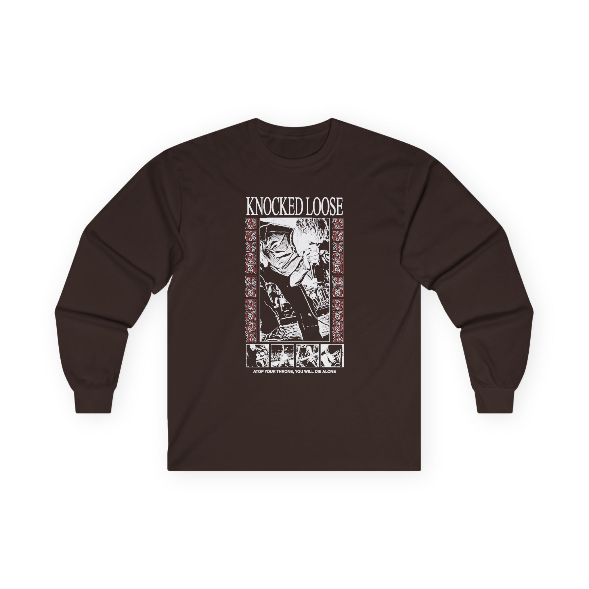 Knocked Loose Atop Your Throne Unisex Ultra Cotton Long Sleeve Tee - Image 3