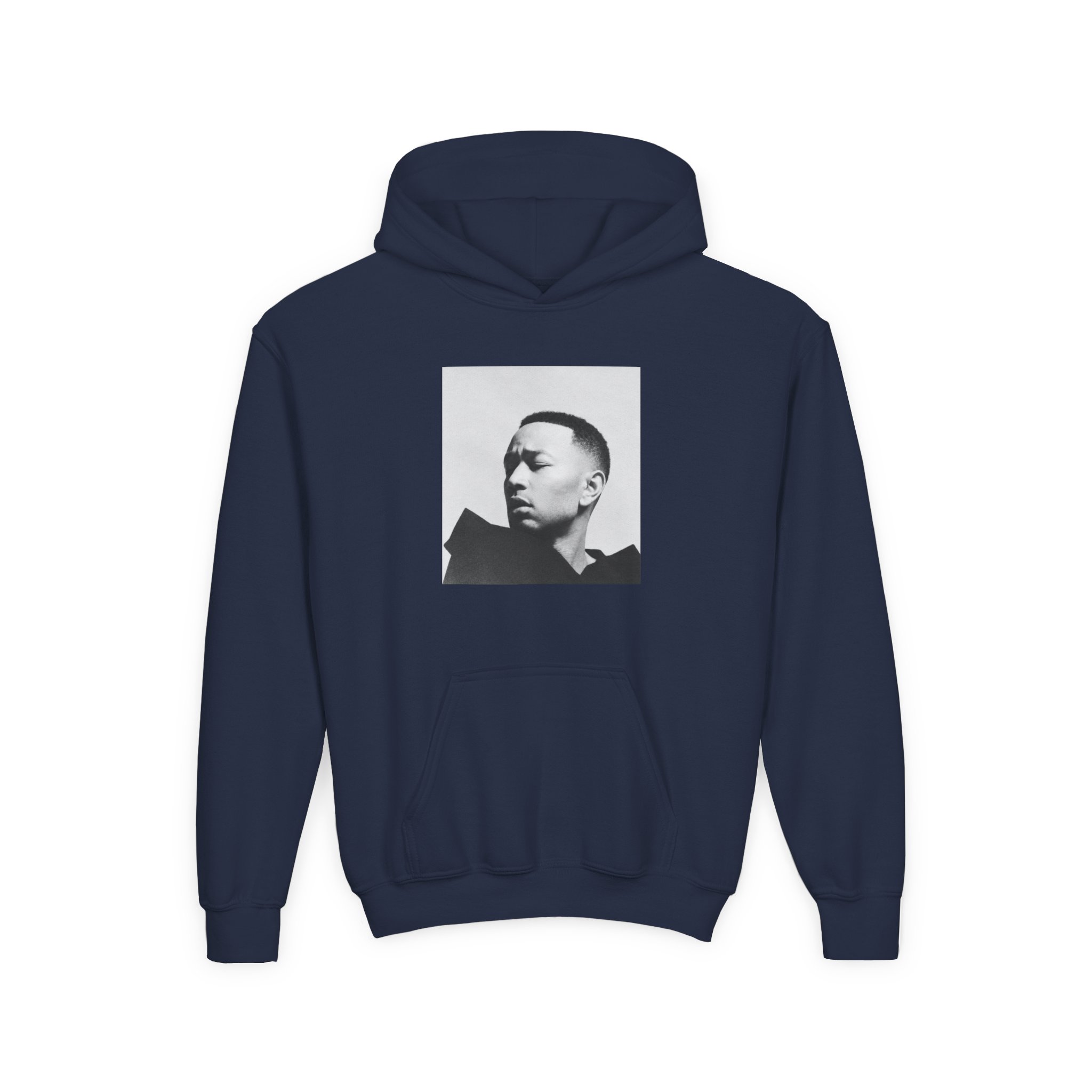 John Legend Darkness Lyrics Youth Heavy Blend Hooded Sweatshirt - Image 19