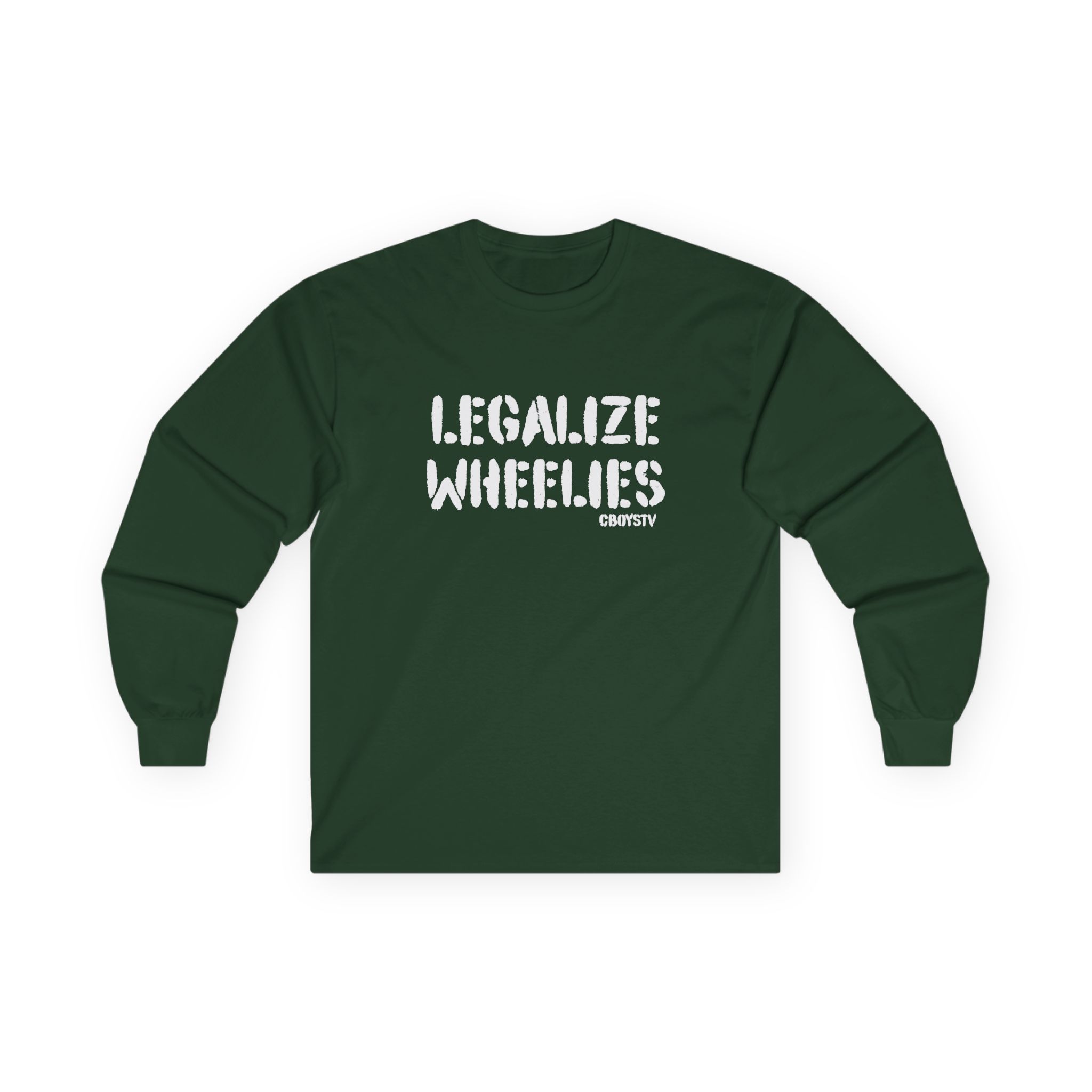 Cboystv Legalize Wheelies Unisex Ultra Cotton Long Sleeve Tee - Image 7