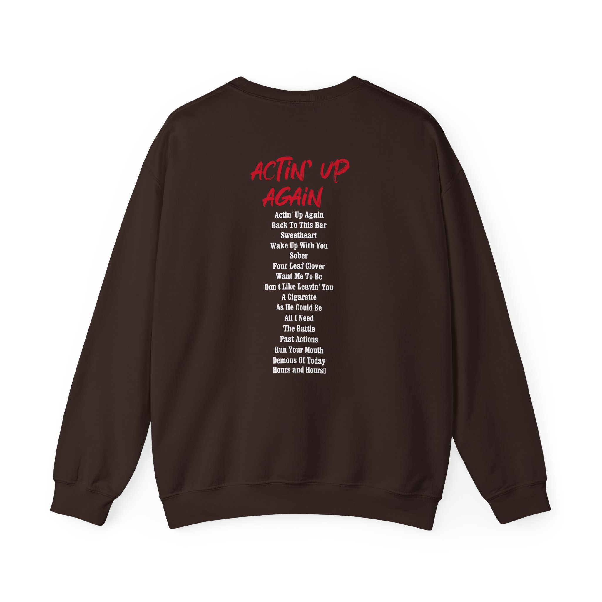 Gavin Adcock Actin' Up Again Album Unisex Heavy Blend™ Crewneck Sweatshirt - Image 4