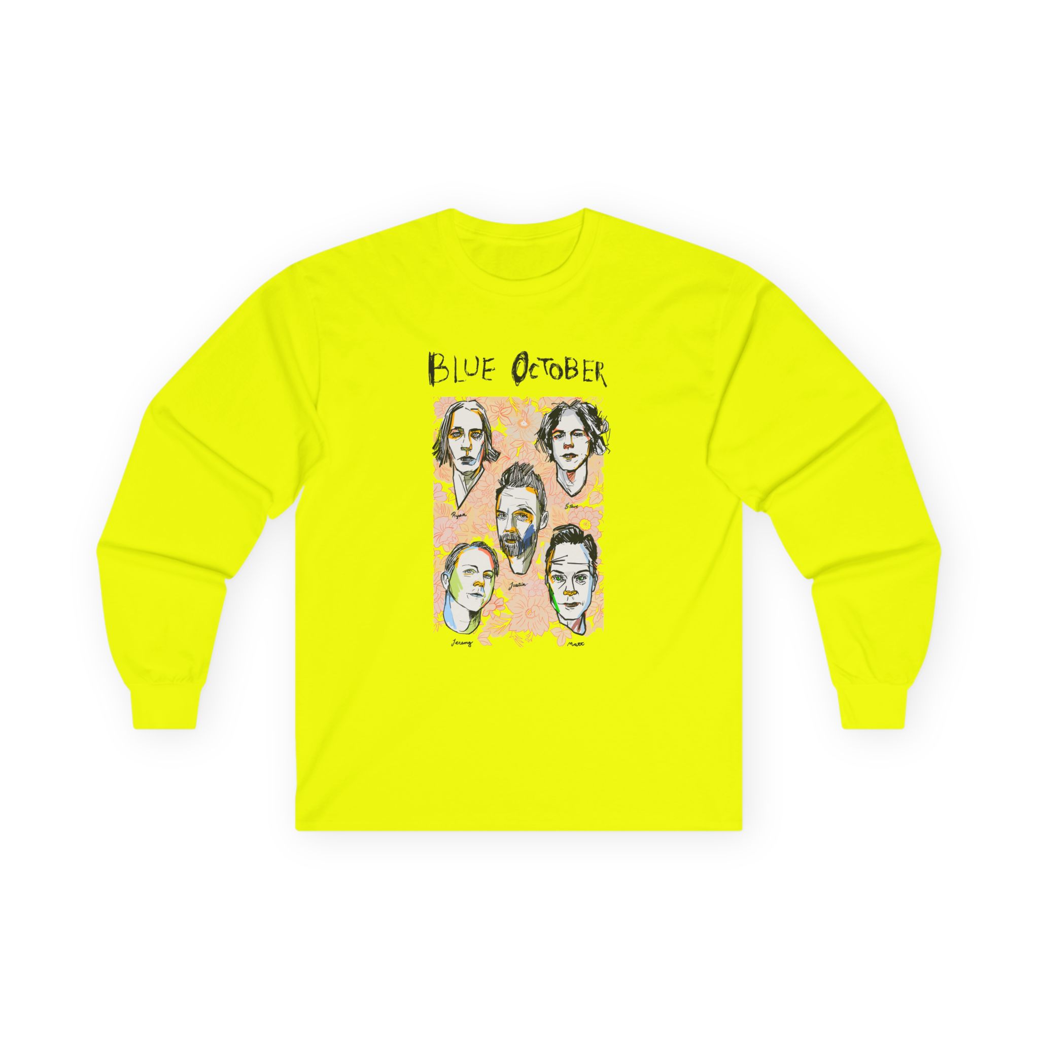Blue October Caricature Unisex Ultra Cotton Long Sleeve Tee - Image 5