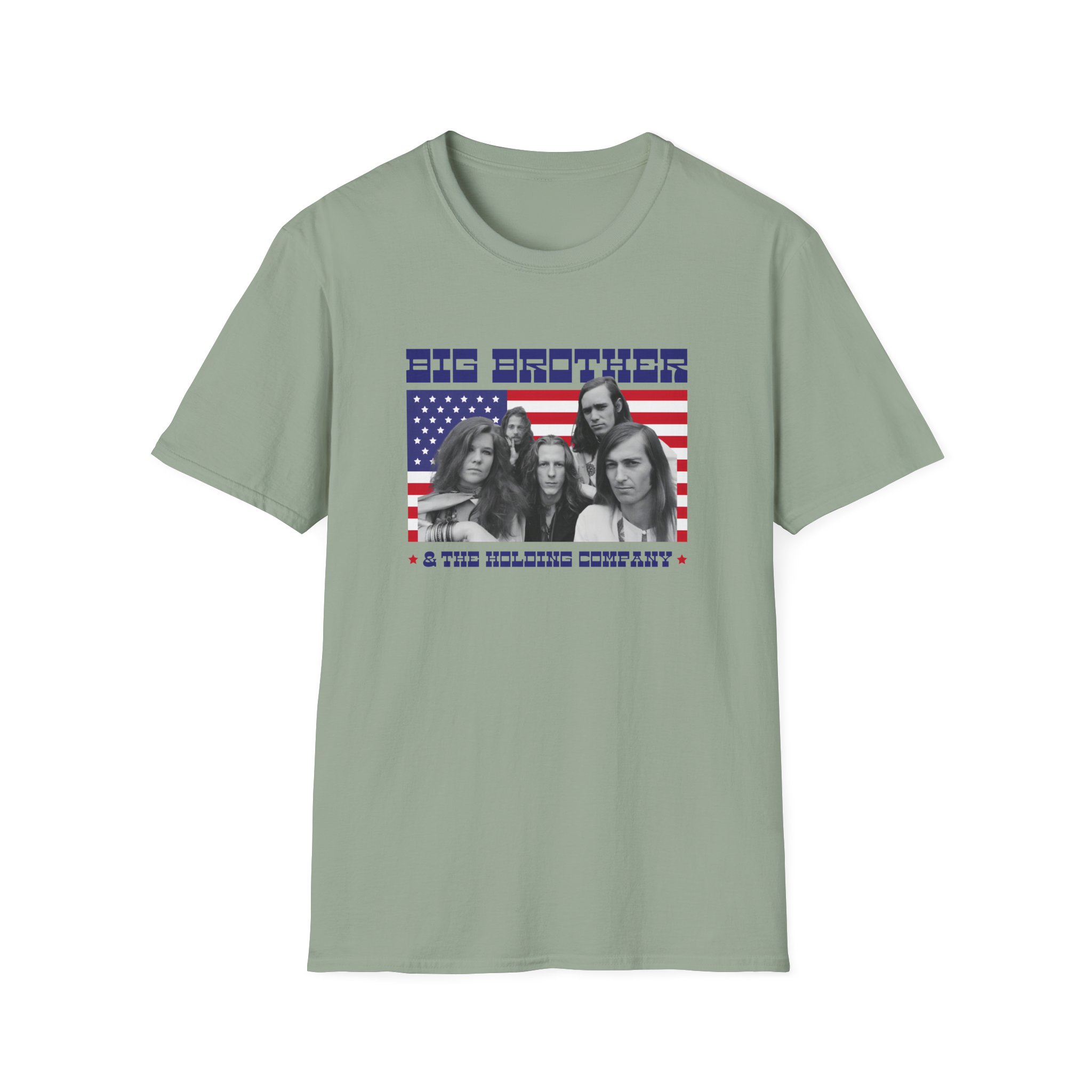 Janis Joplin Big Brother & the Holding Company Unisex Softstyle T-Shirt - Image 13