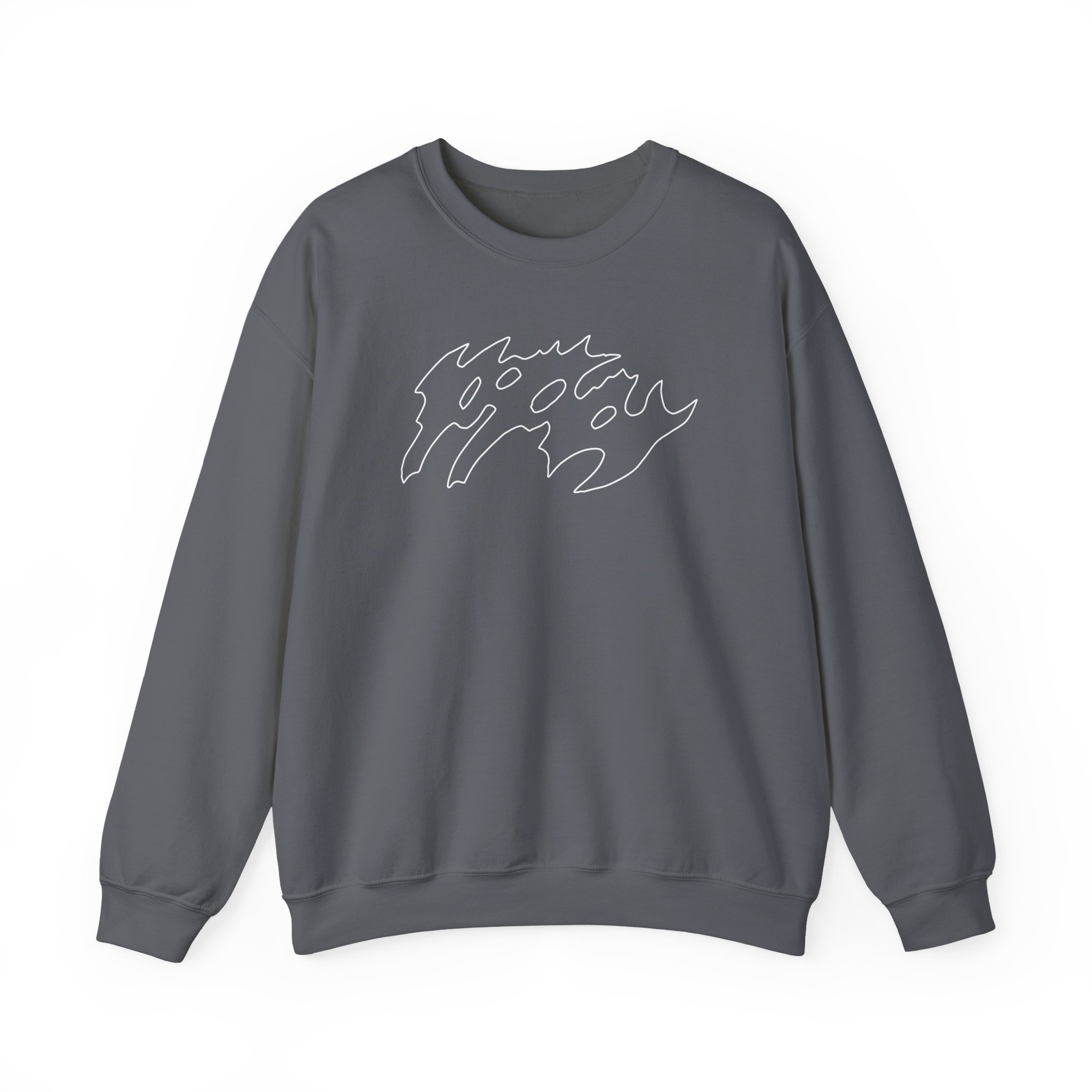Poppy Negative Spaces Unisex Heavy Blend™ Crewneck Sweatshirt - Image 7