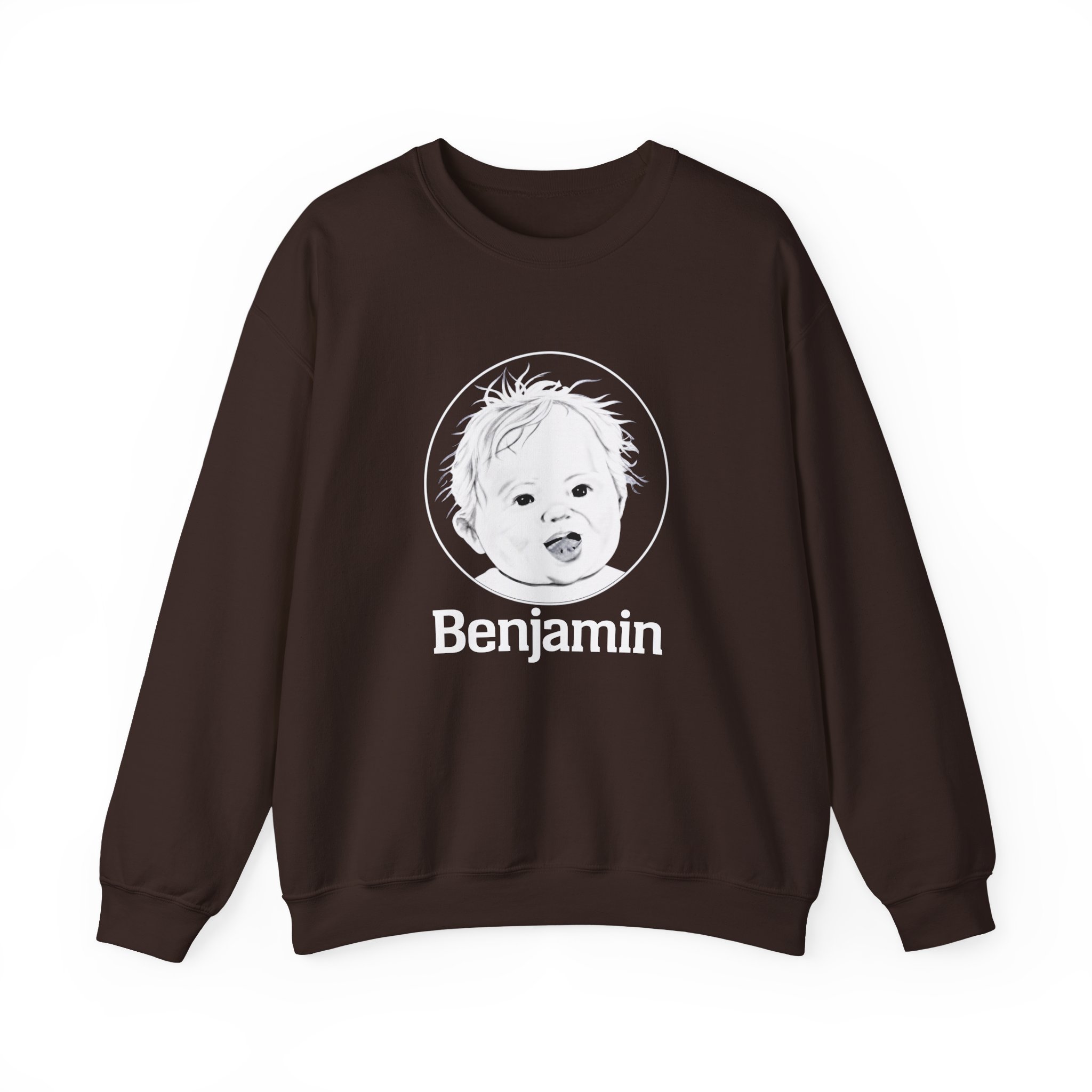Garrett Watts Baby Benjamin Unisex Heavy Blend™ Crewneck Sweatshirt - Image 7