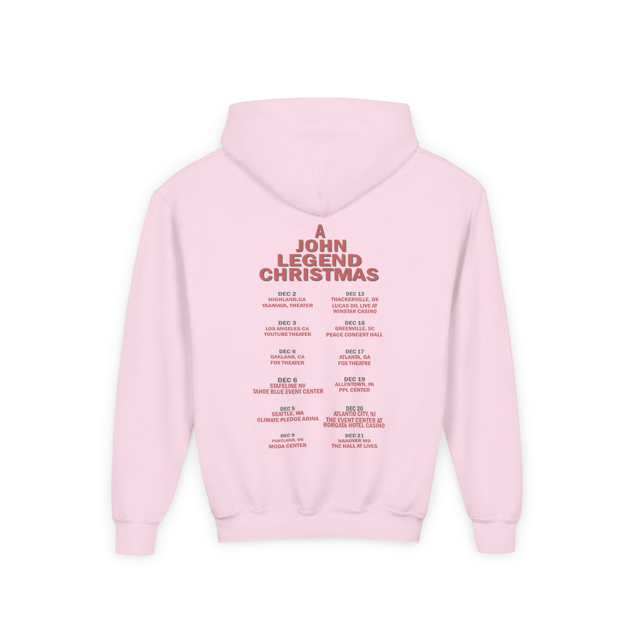 John Legend Ivory Tour Youth Heavy Blend Hooded Sweatshirt - Image 8