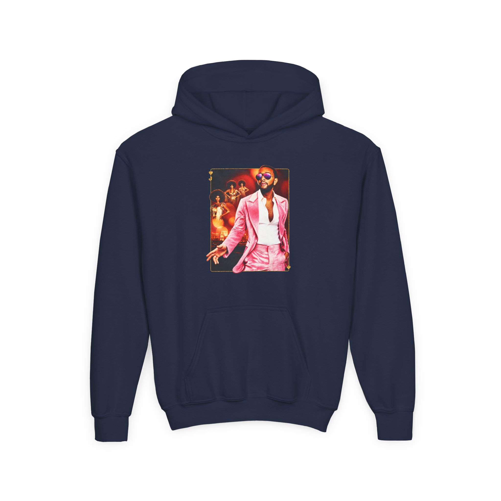 John Legend Love In Las Vegas Youth Heavy Blend Hooded Sweatshirt - Image 9