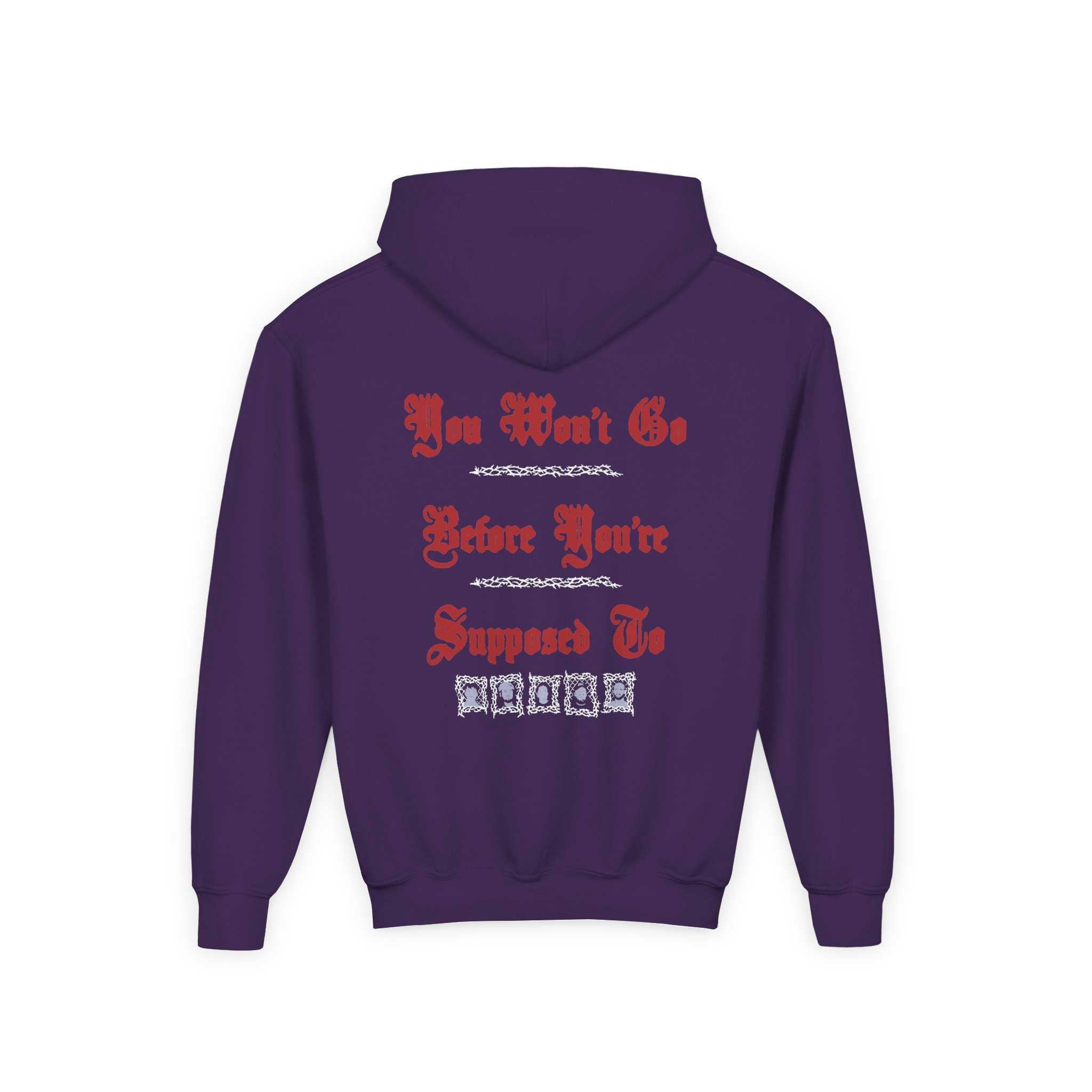 Knocked Loose Girl Knife Suffocate Youth Heavy Blend Hooded Sweatshirt - Image 10
