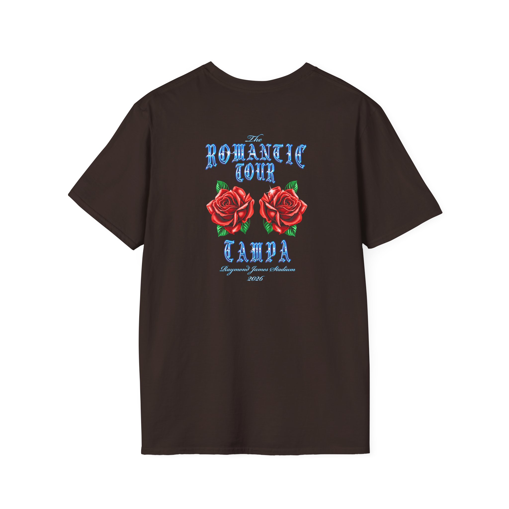 Bruno Mars Tampa the Romantic Unisex Softstyle T-Shirt - Image 4