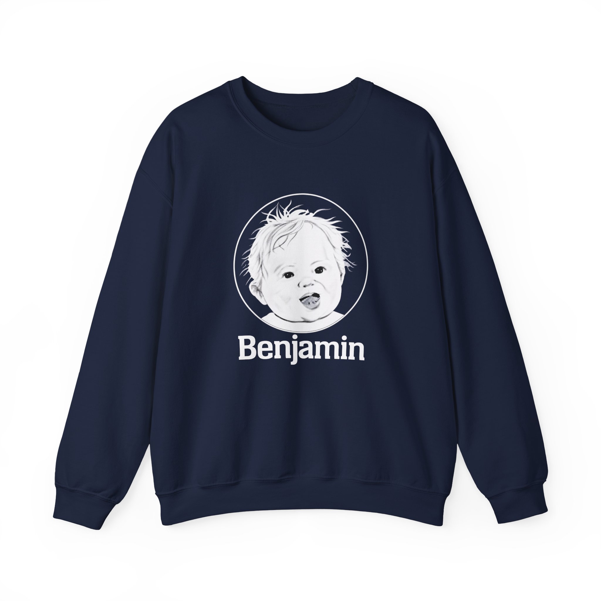 Garrett Watts Baby Benjamin Unisex Heavy Blend™ Crewneck Sweatshirt - Image 19