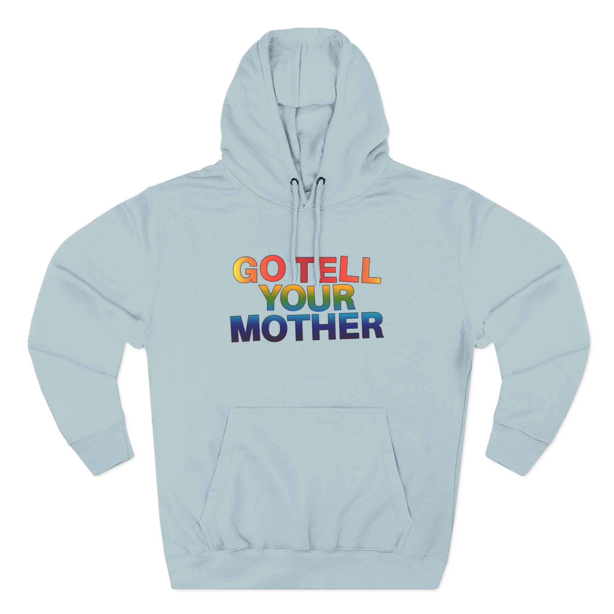 D L Go Tell Your Mother Three-Panel Fleece Hoodie - Image 9