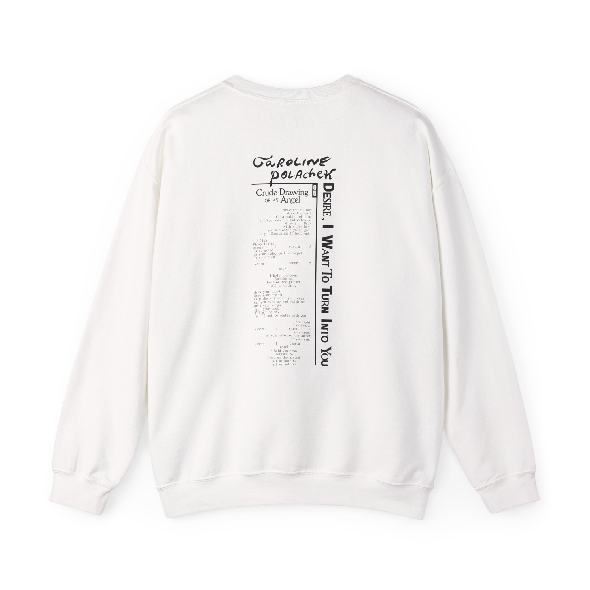 Caroline Polachek Crude Drawing Unisex Heavy Blend™ Crewneck Sweatshirt - Image 2