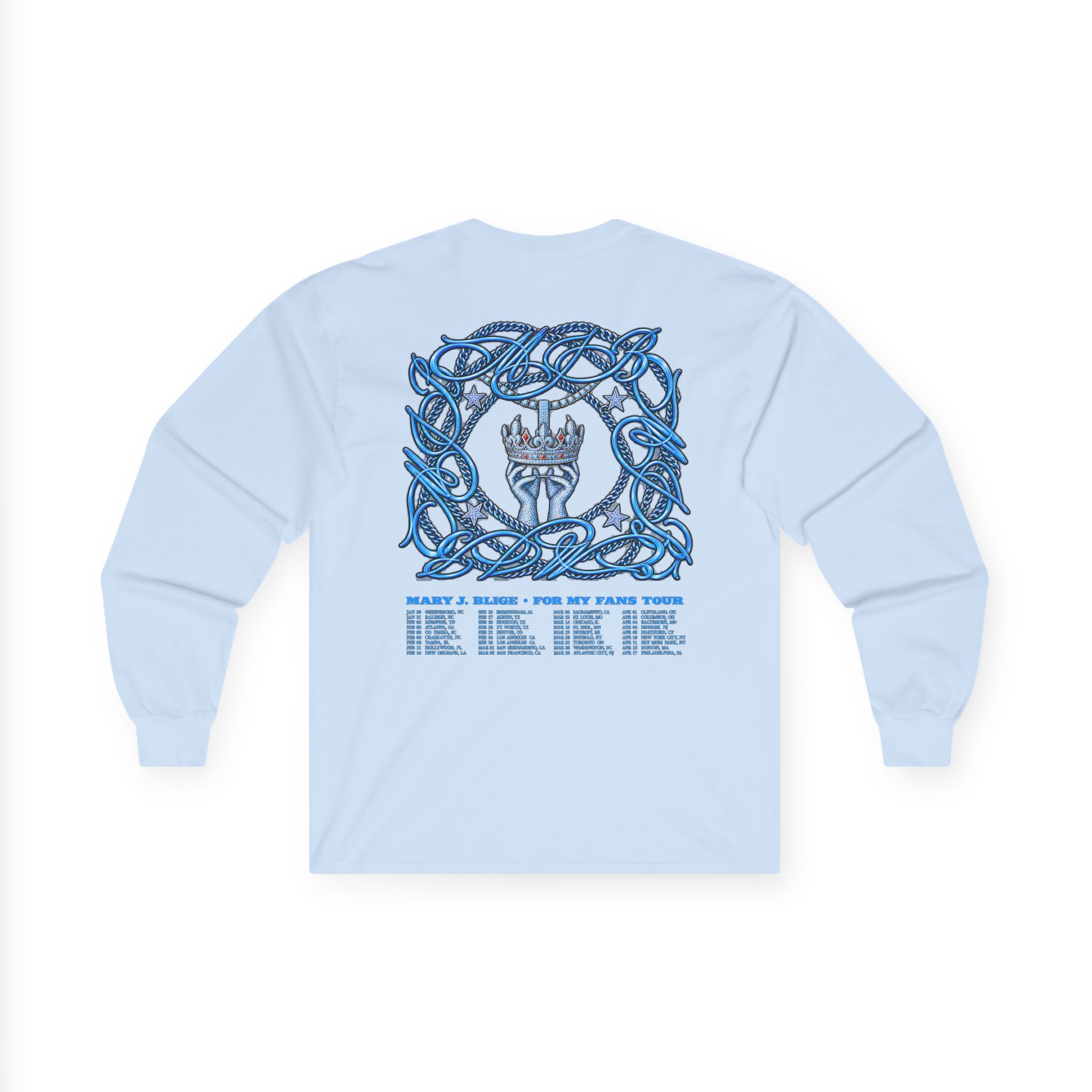 Mary J Blige Chain Unisex Ultra Cotton Long Sleeve Tee - Image 12