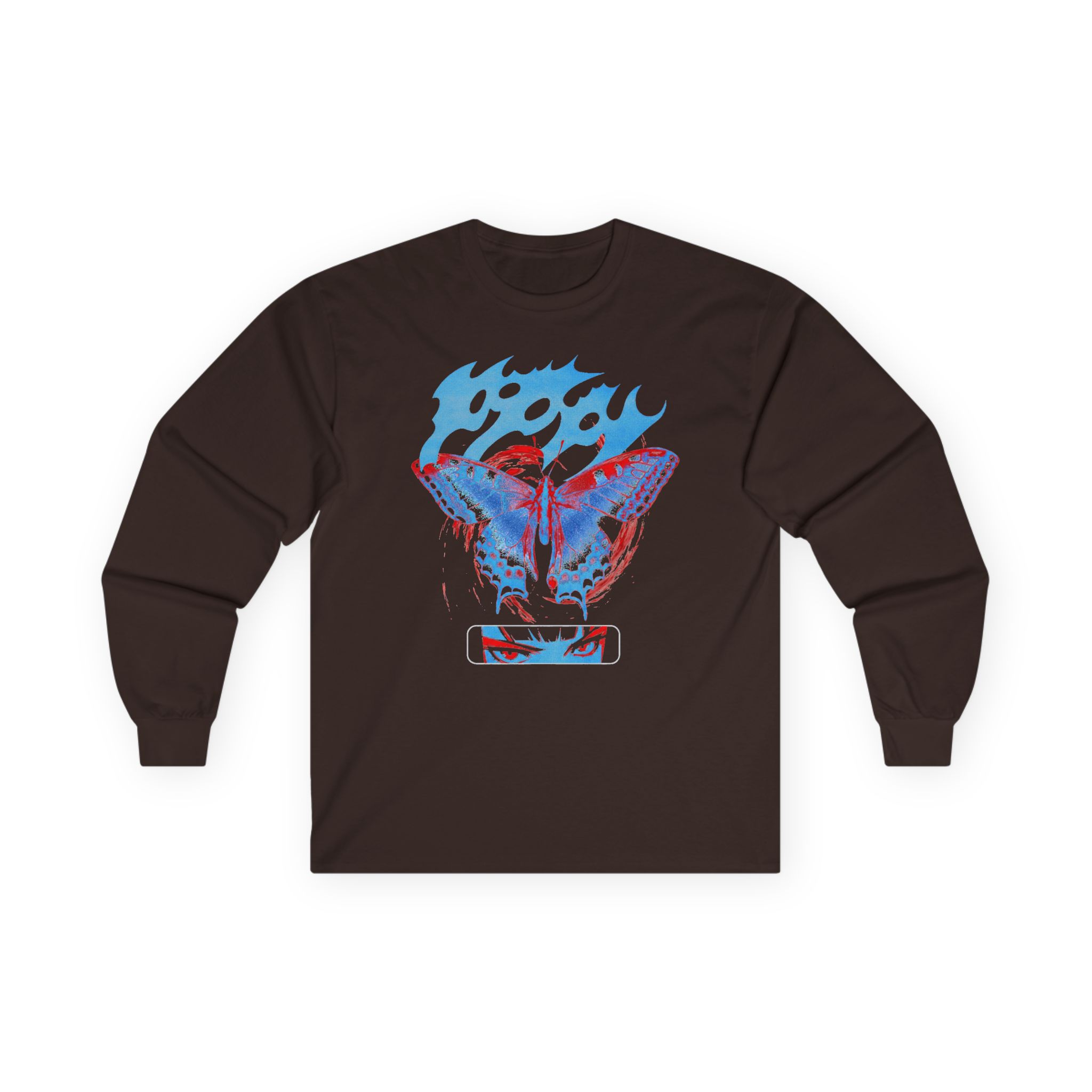 Poppy V.A.N Butterfly Unisex Ultra Cotton Long Sleeve Tee - Image 3