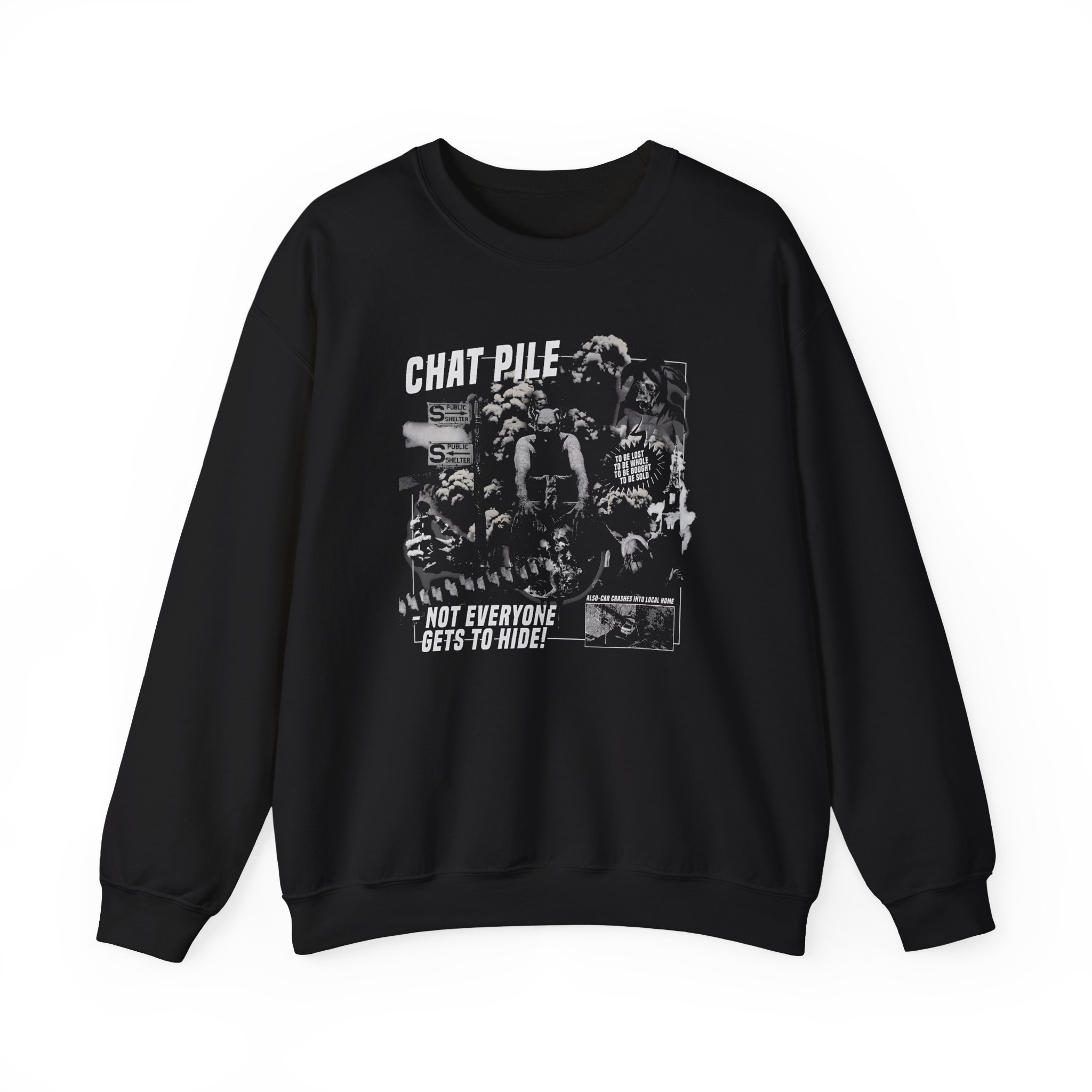 Chat Pile Weekly World News Unisex Heavy Blend™ Crewneck Sweatshirt