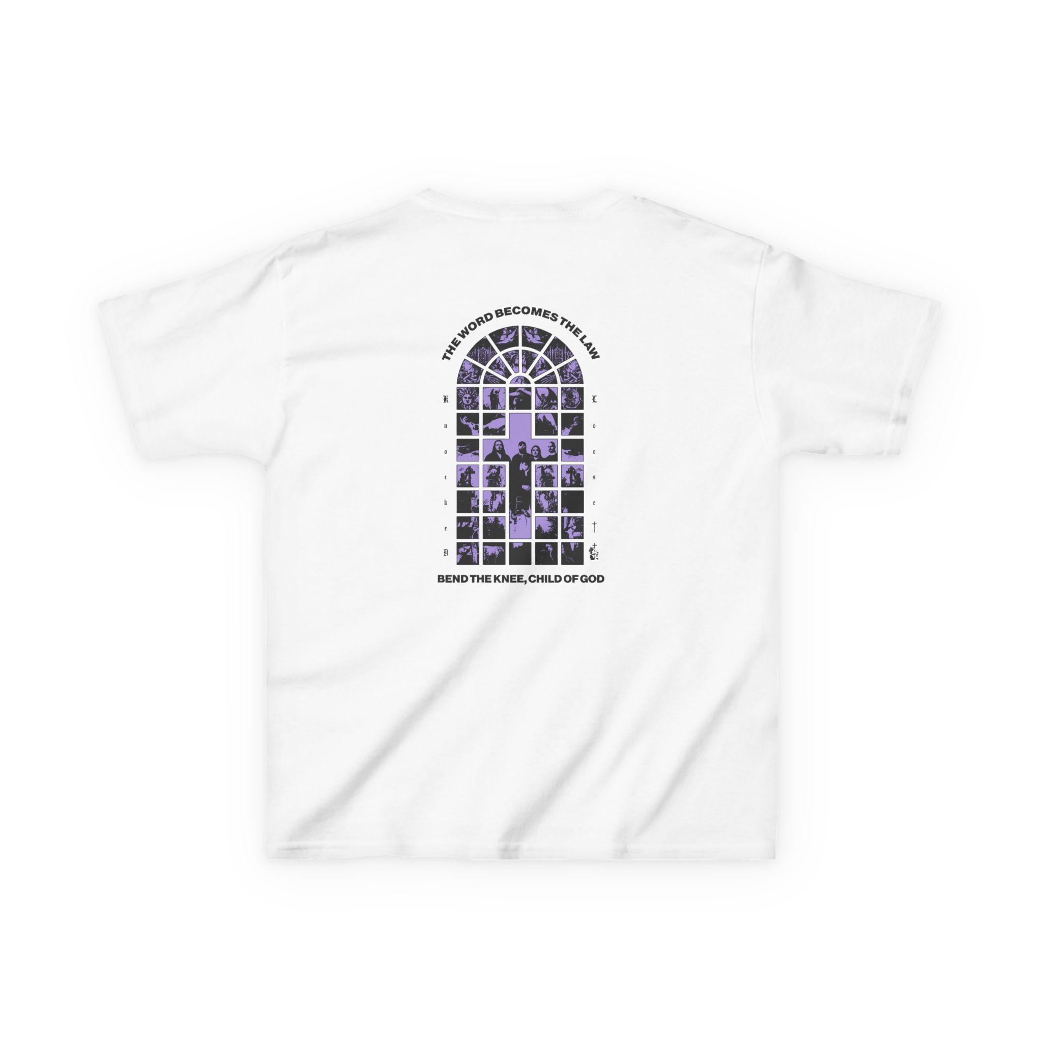 Knocked Loose Purple Cross Kids Heavy Cotton™ Tee - Image 2