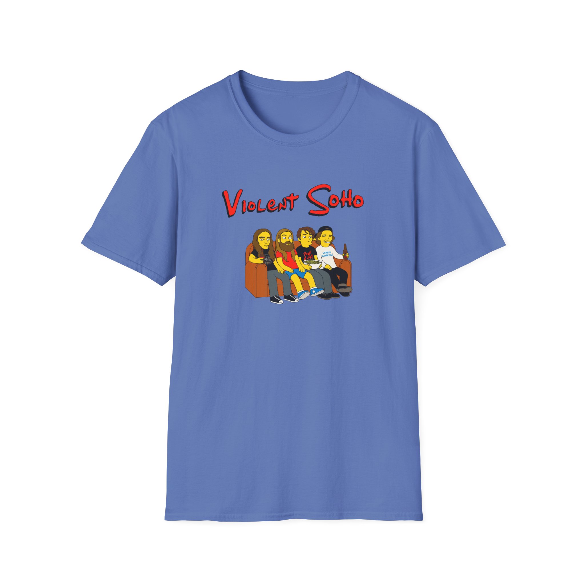 Violent Soho Springfield 4122 Unisex Softstyle T-Shirt - Image 21