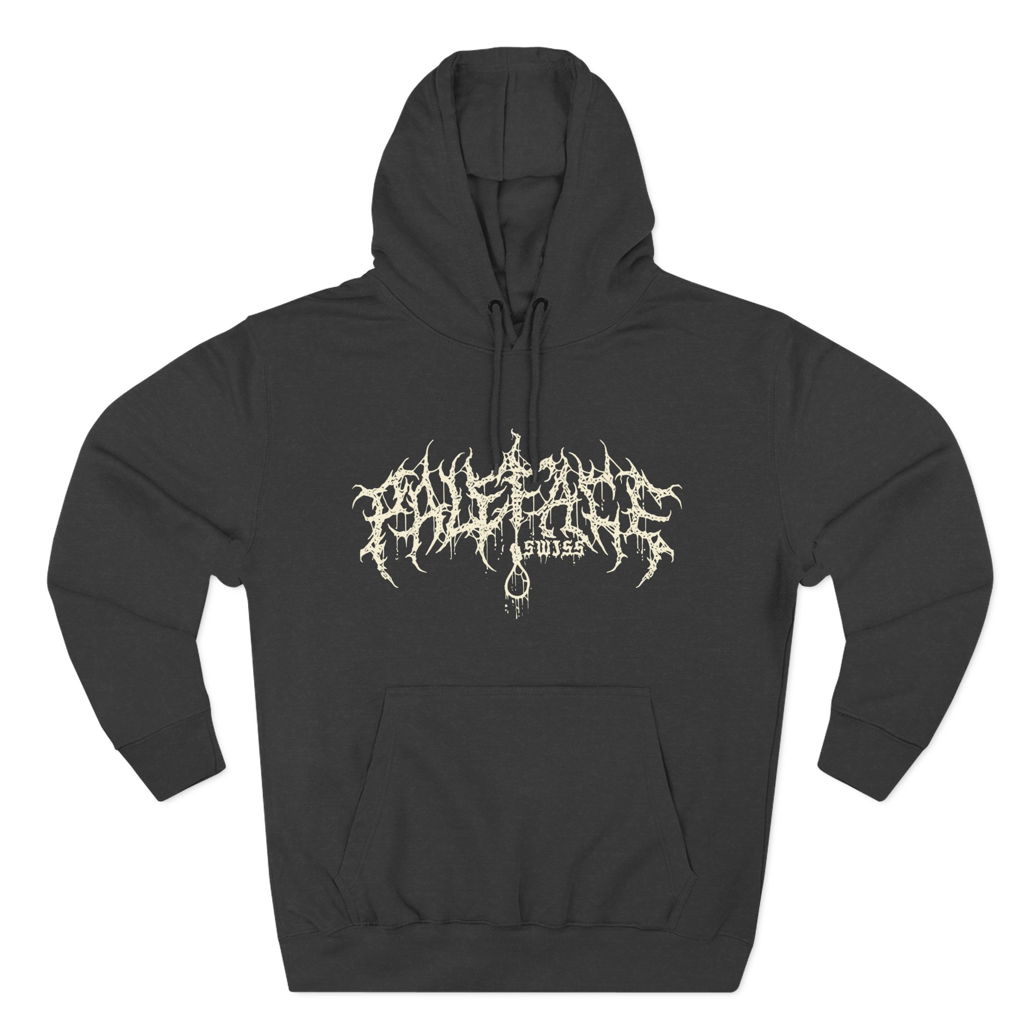 Paleface Swiss Skull Three-Panel Fleece Hoodie - Image 3