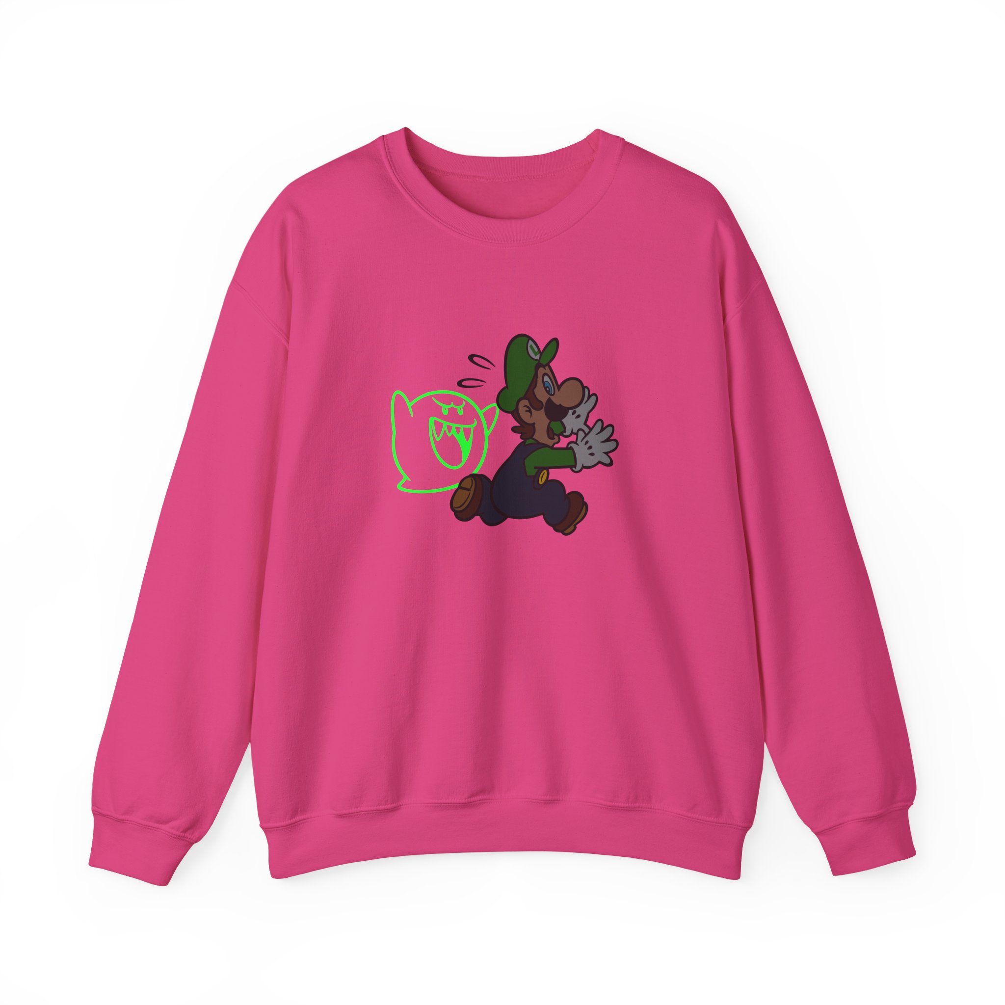 NTD Luigi™ and Boo Unisex Heavy Blend™ Crewneck Sweatshirt - Image 23