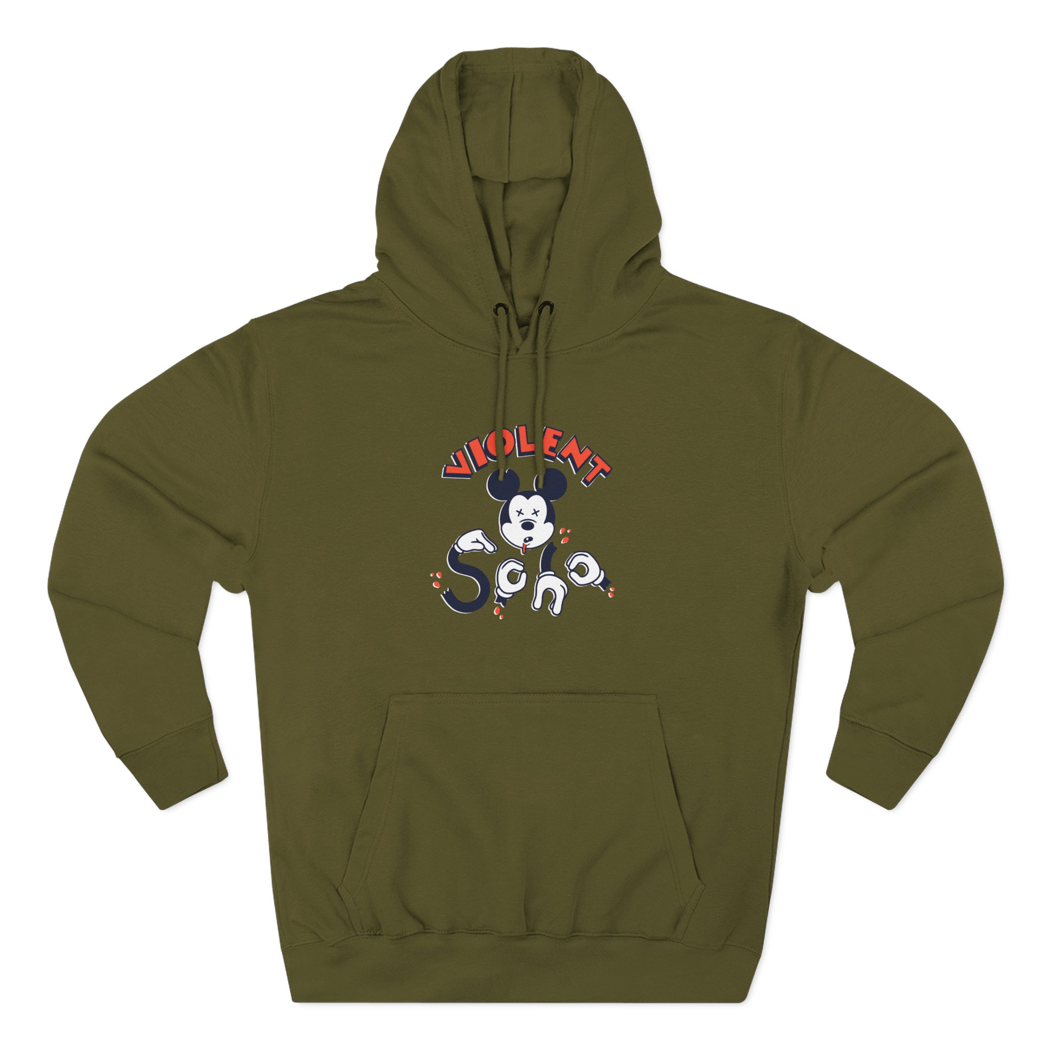 Violent Soho Dead Mouse Three-Panel Fleece Hoodie - Image 13