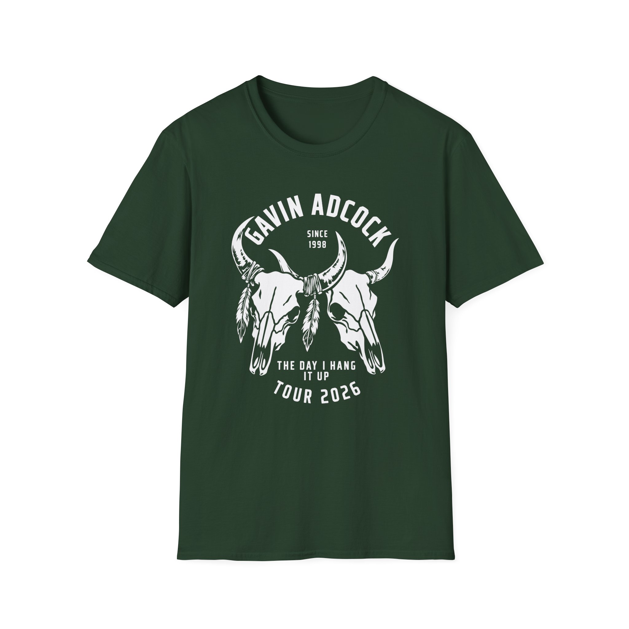 Gavin Adcock Steerhead Unisex Softstyle T-Shirt - Image 9