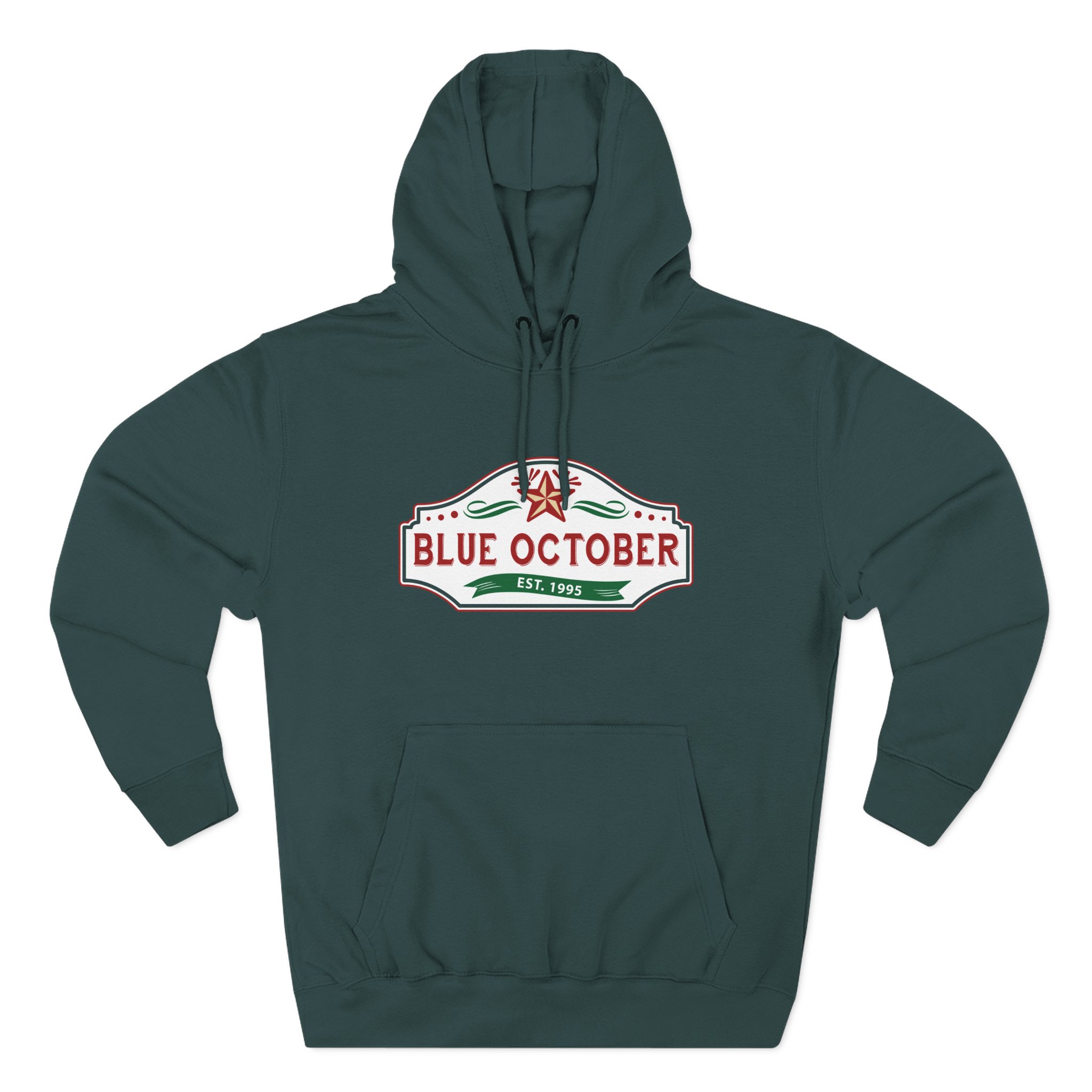 Blue October Est 1995 Three-Panel Fleece Hoodie - Image 5