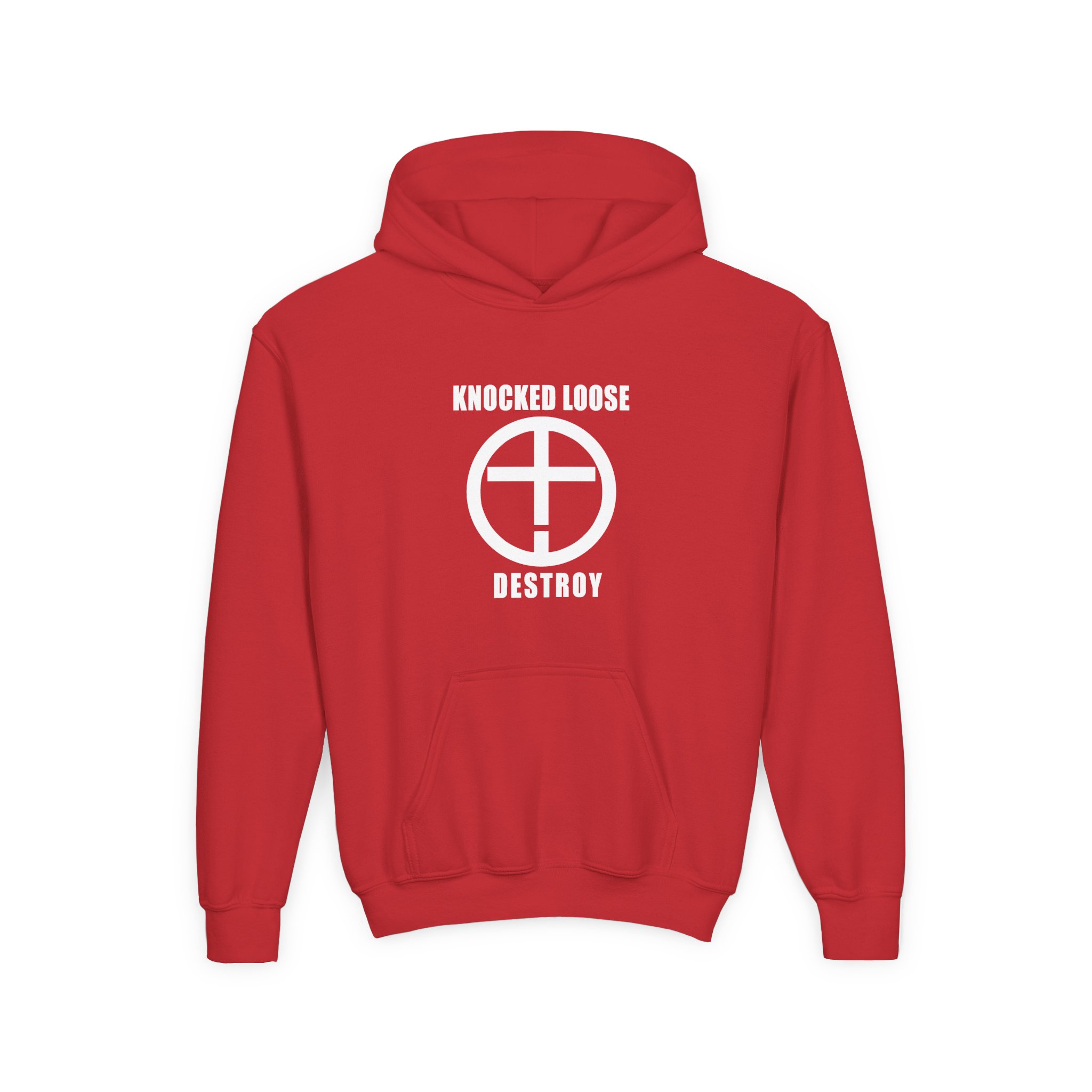 Knocked Loose Destroy Youth Heavy Blend Hooded Sweatshirt - Image 15