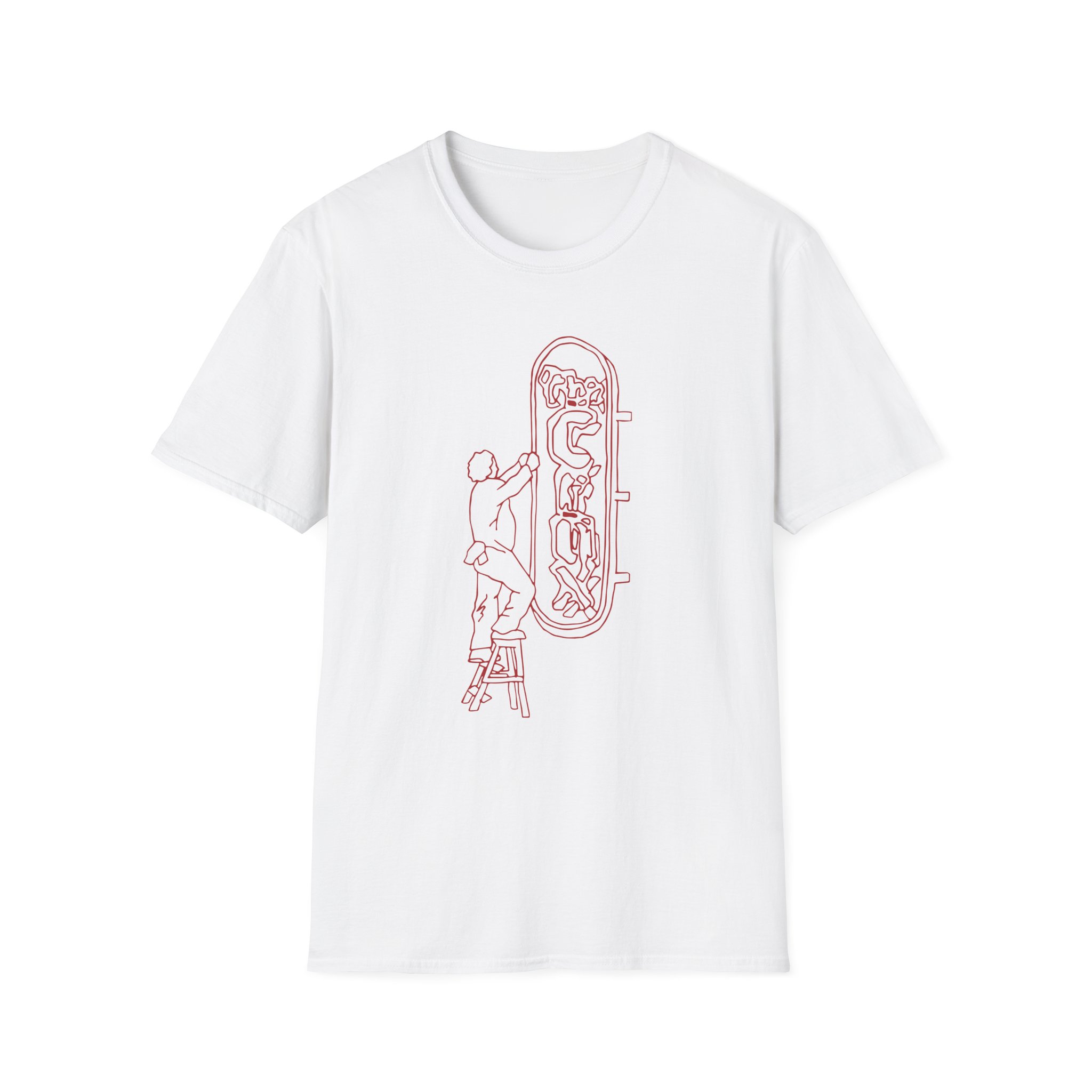 Djo The Crux Sign Ringer Unisex Softstyle T-Shirt