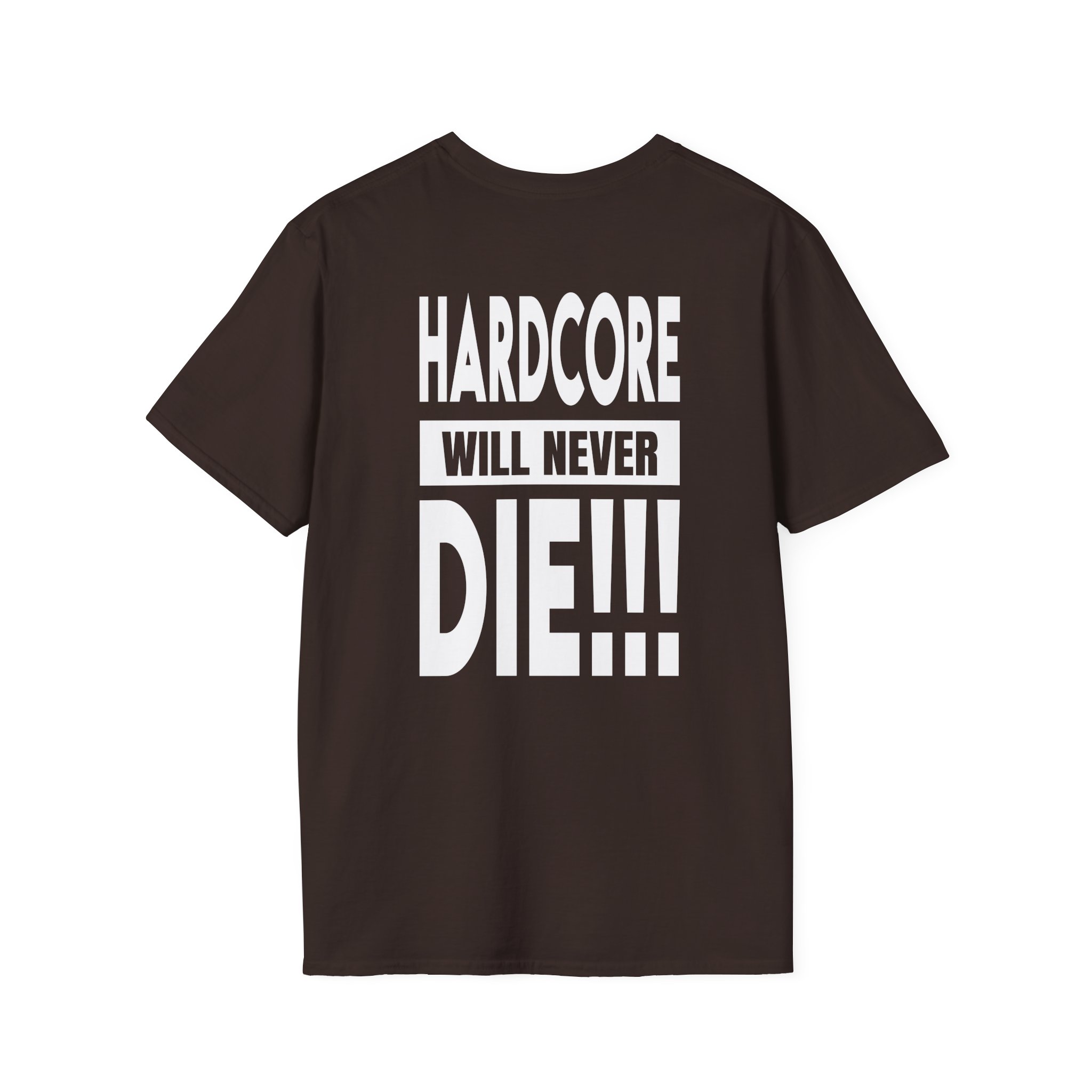 Thunderdome Hardcore Will Never Die Unisex Softstyle T-Shirt - Image 4