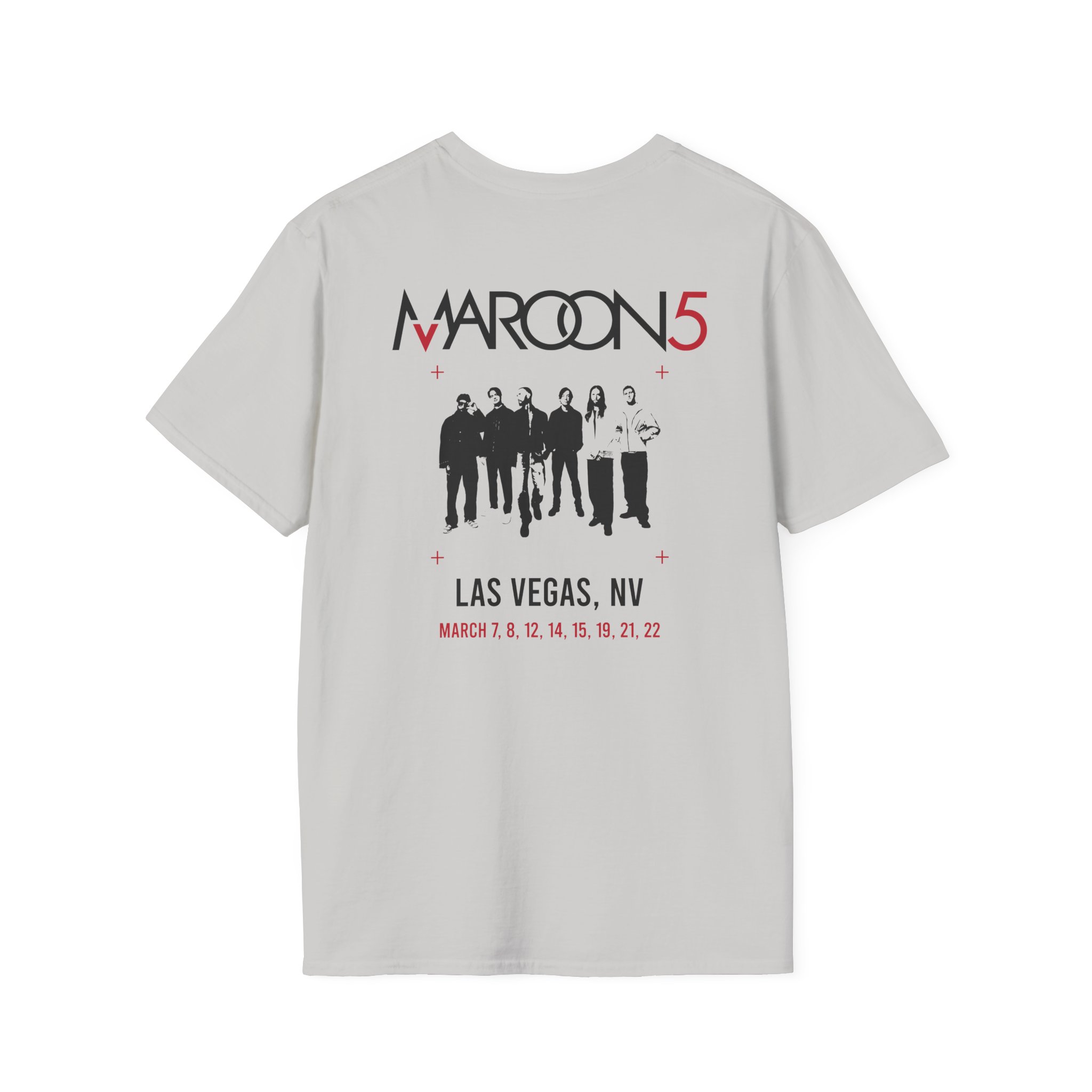 Adam Levine M5LV 2025 Flowers Unisex Softstyle T-Shirt - Image 6