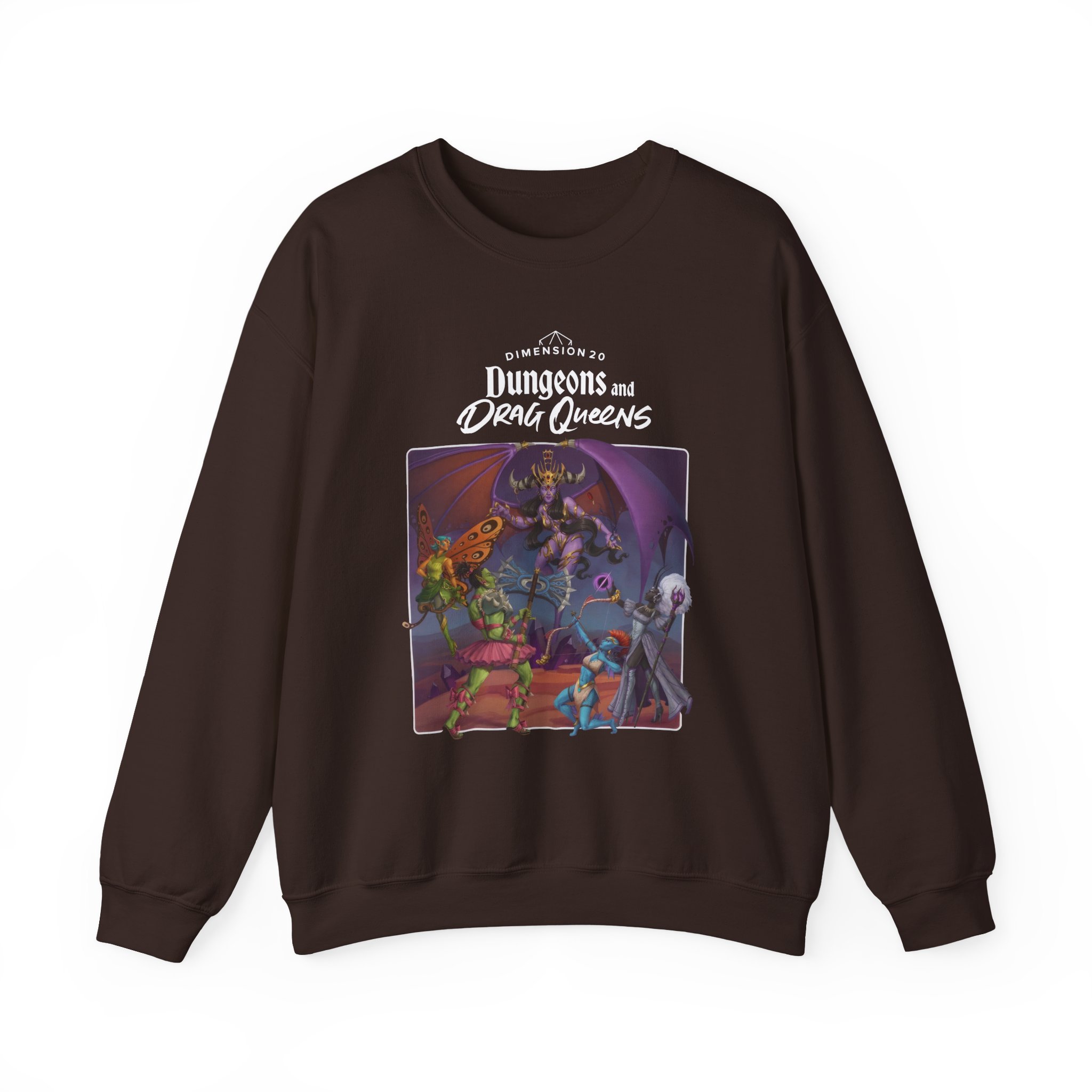 Dropout Dungeons and Drag Queens Unisex Heavy Blend™ Crewneck Sweatshirt - Image 5