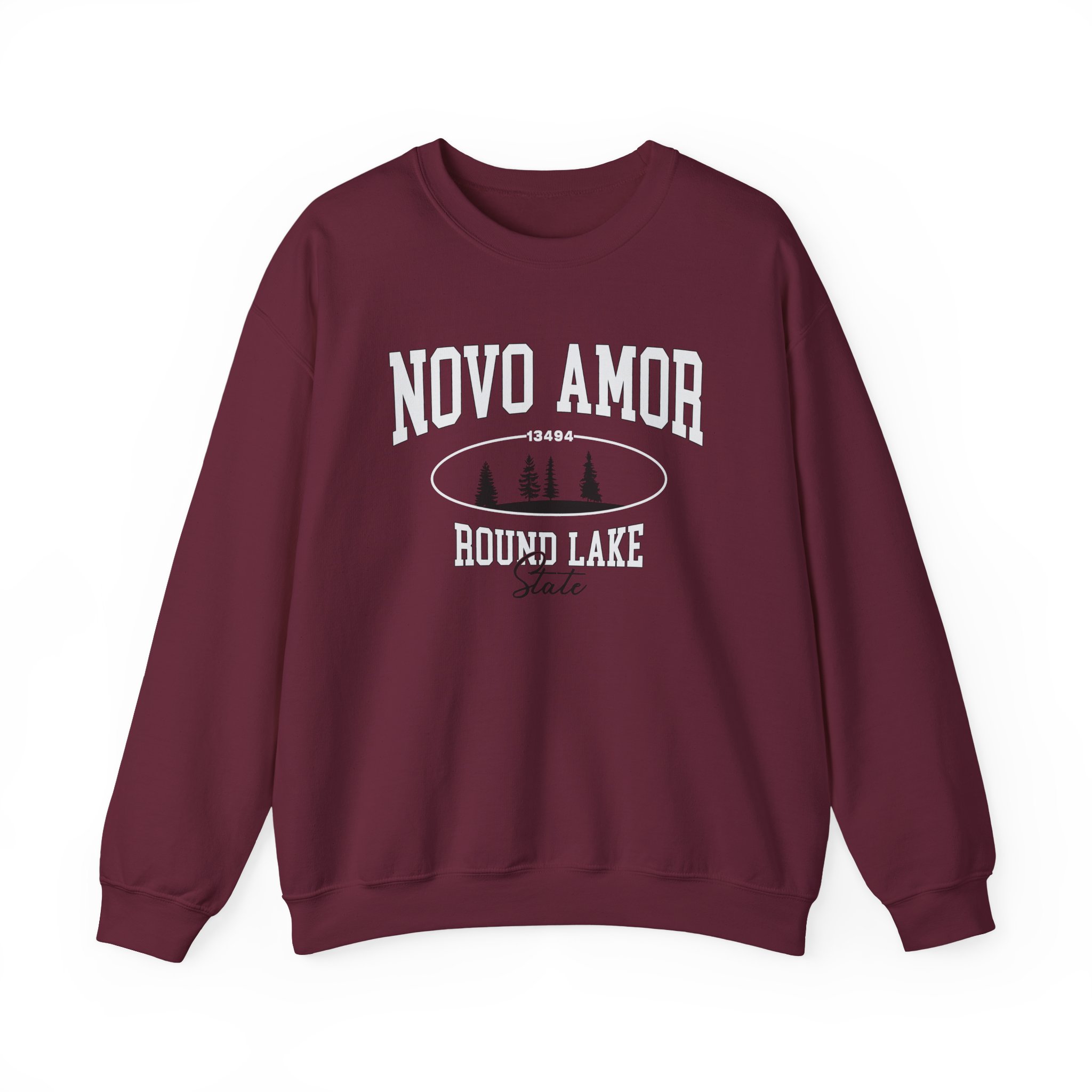 Novo Amor Round Lake State Unisex Heavy Blend™ Crewneck Sweatshirt - Image 3