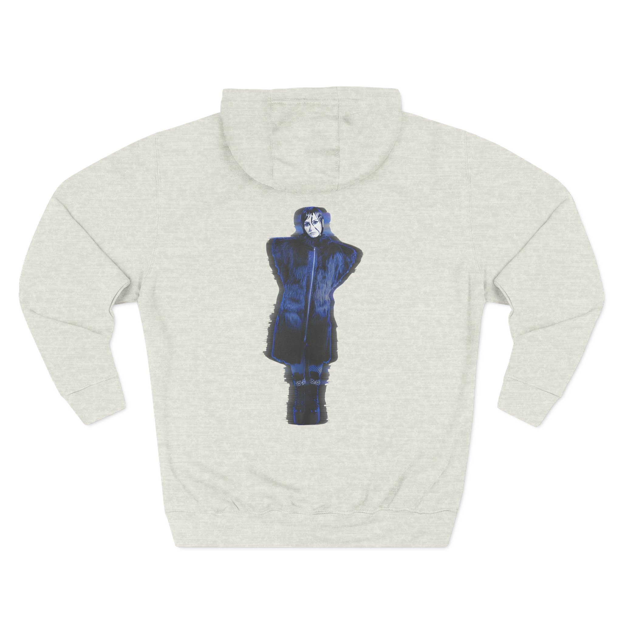 D L Revamped Three-Panel Fleece Hoodie - Image 8