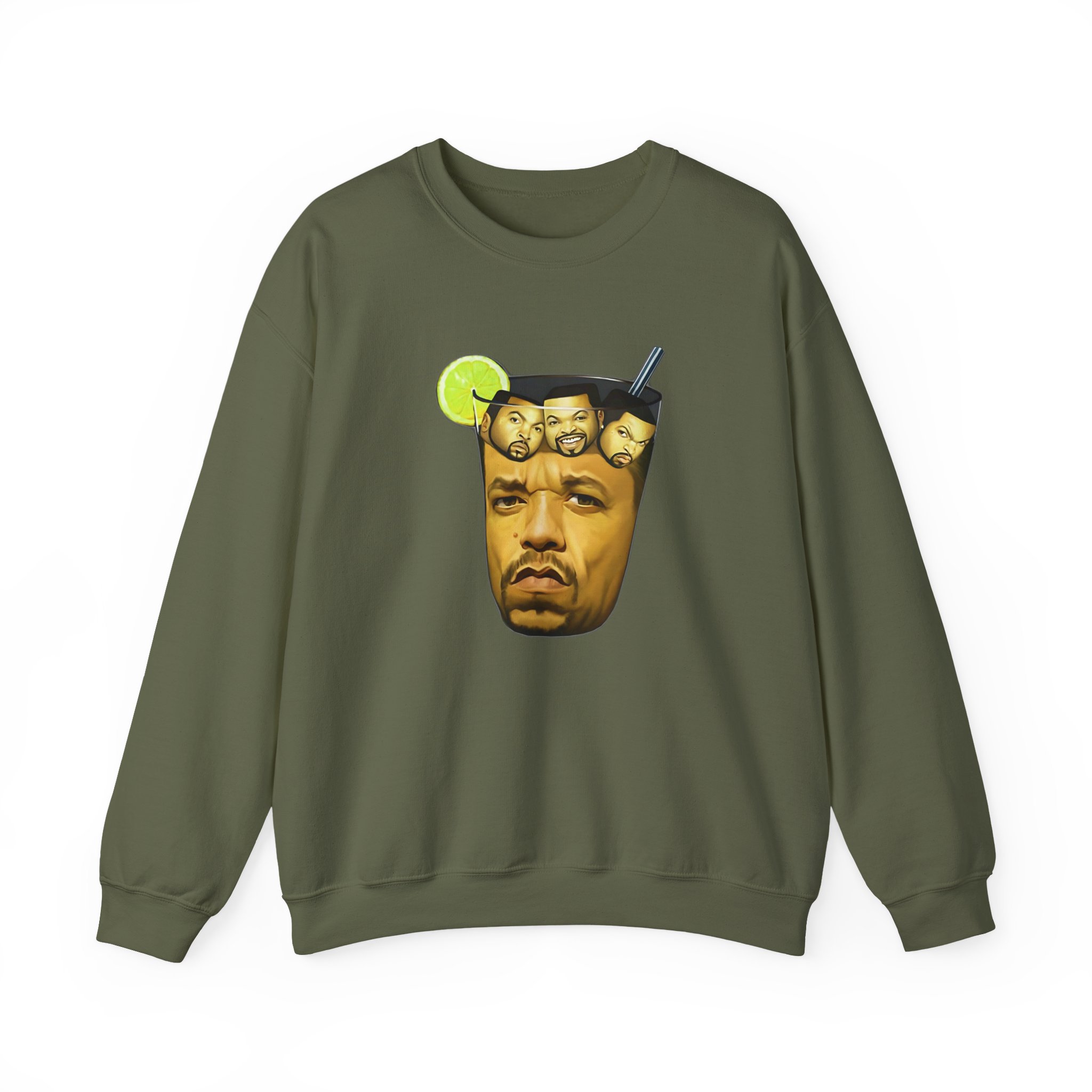 Ice Cube In Iced Tea Unisex Heavy Blend™ Crewneck Sweatshirt - Image 5